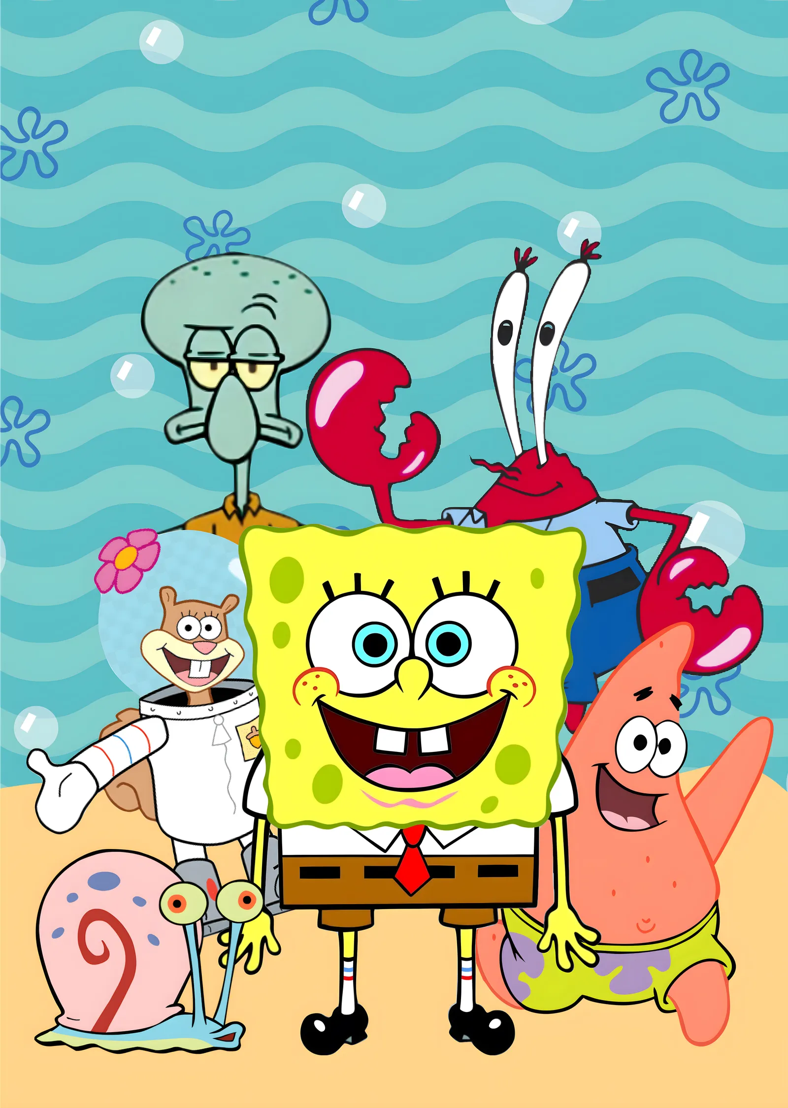 Bob Esponja ve Arkadaşları: Sahilde metal tablo