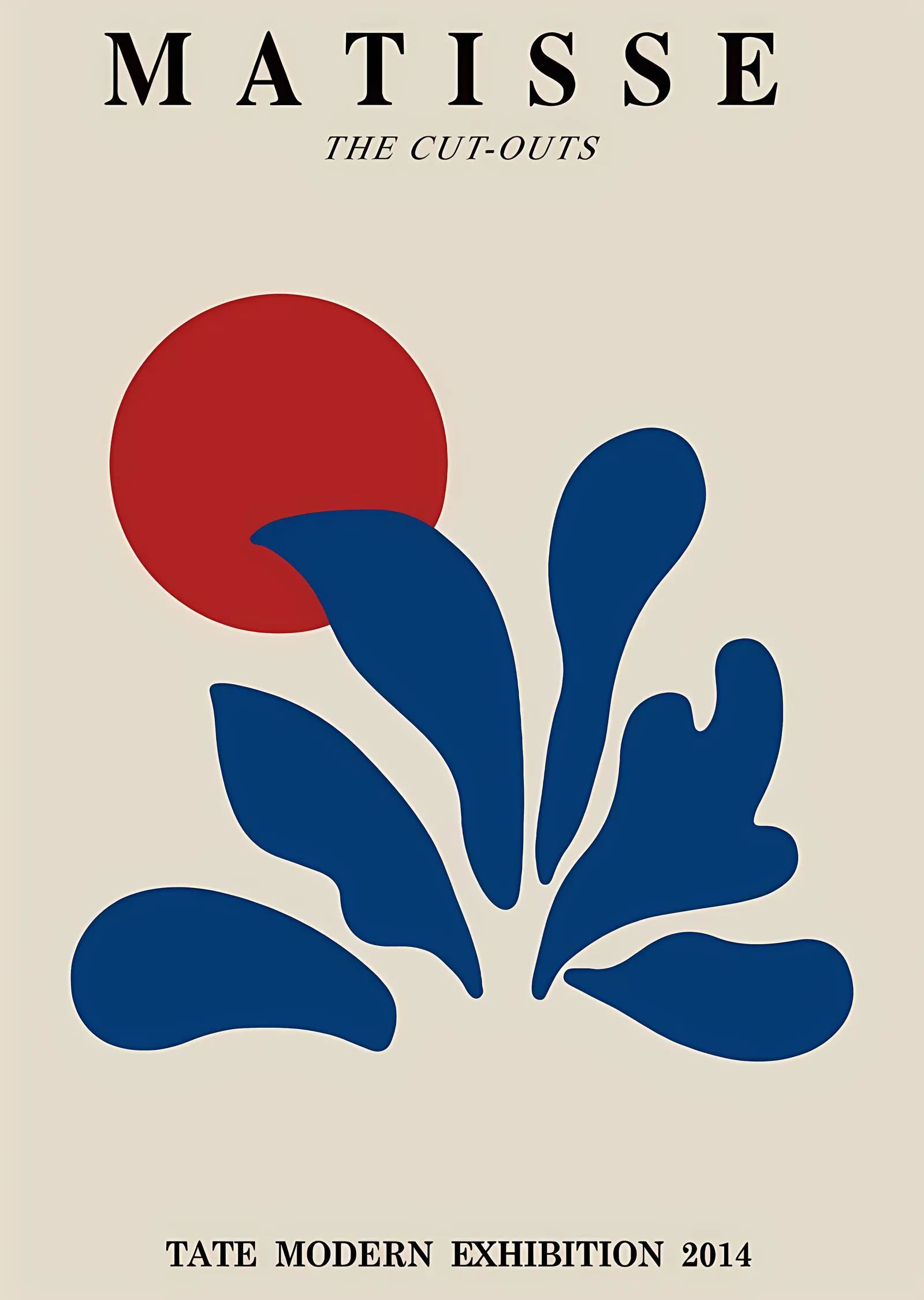 Henri Matisse: Kırmızı Güneş metal tablo