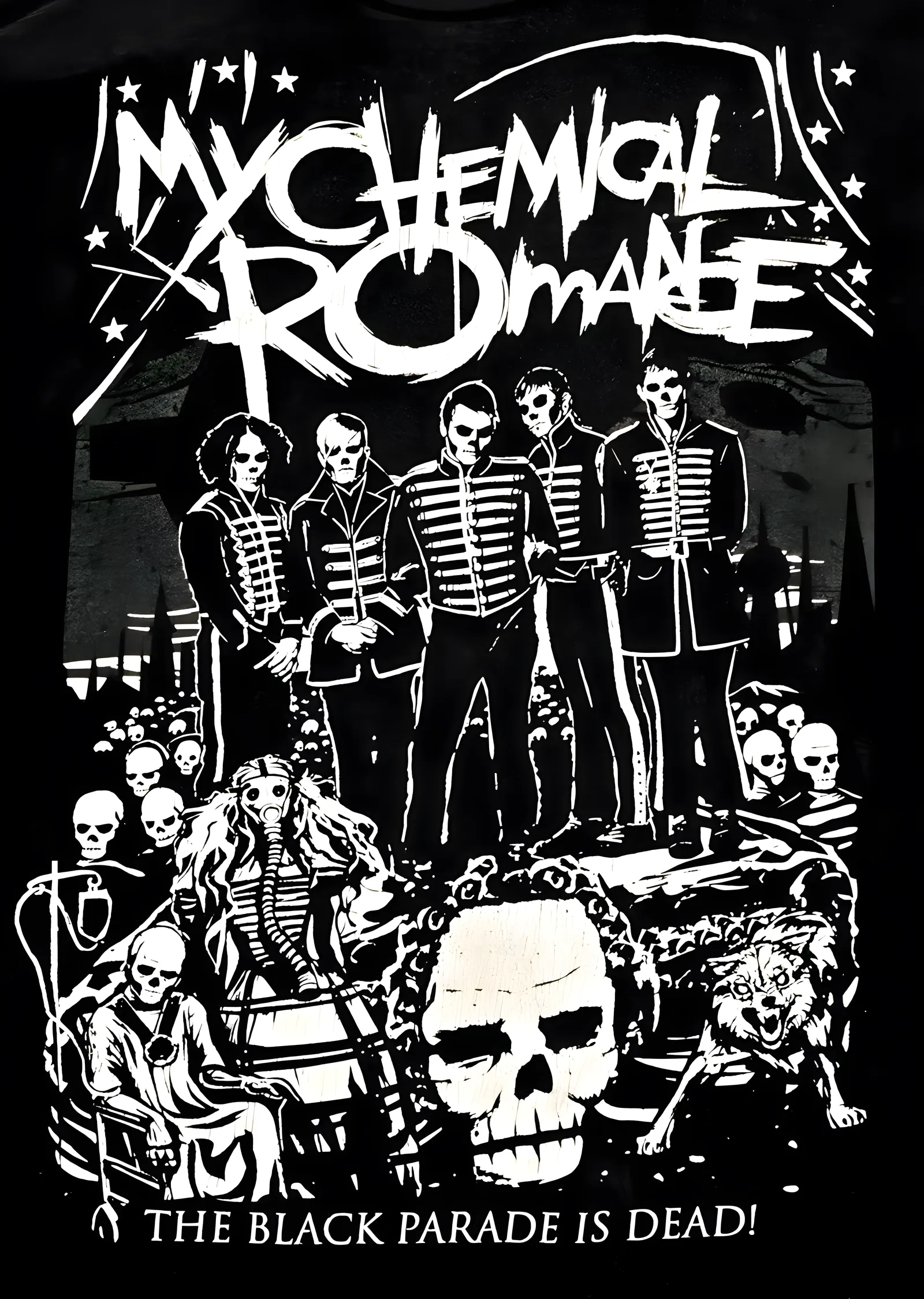My Chemical Romance: The Black Parade metal tablo