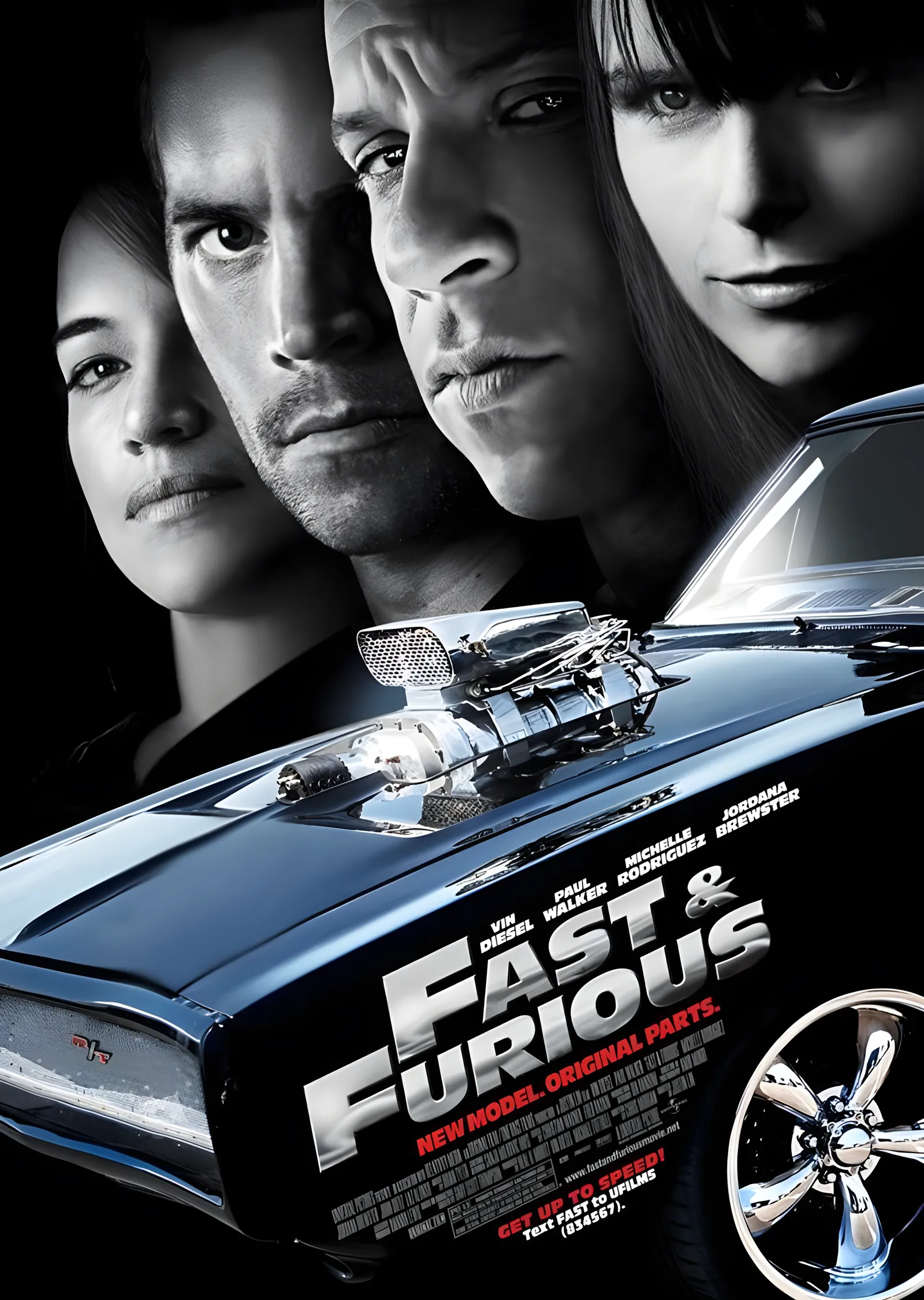 Fast & Furious: New Model Original Parts metal tablo