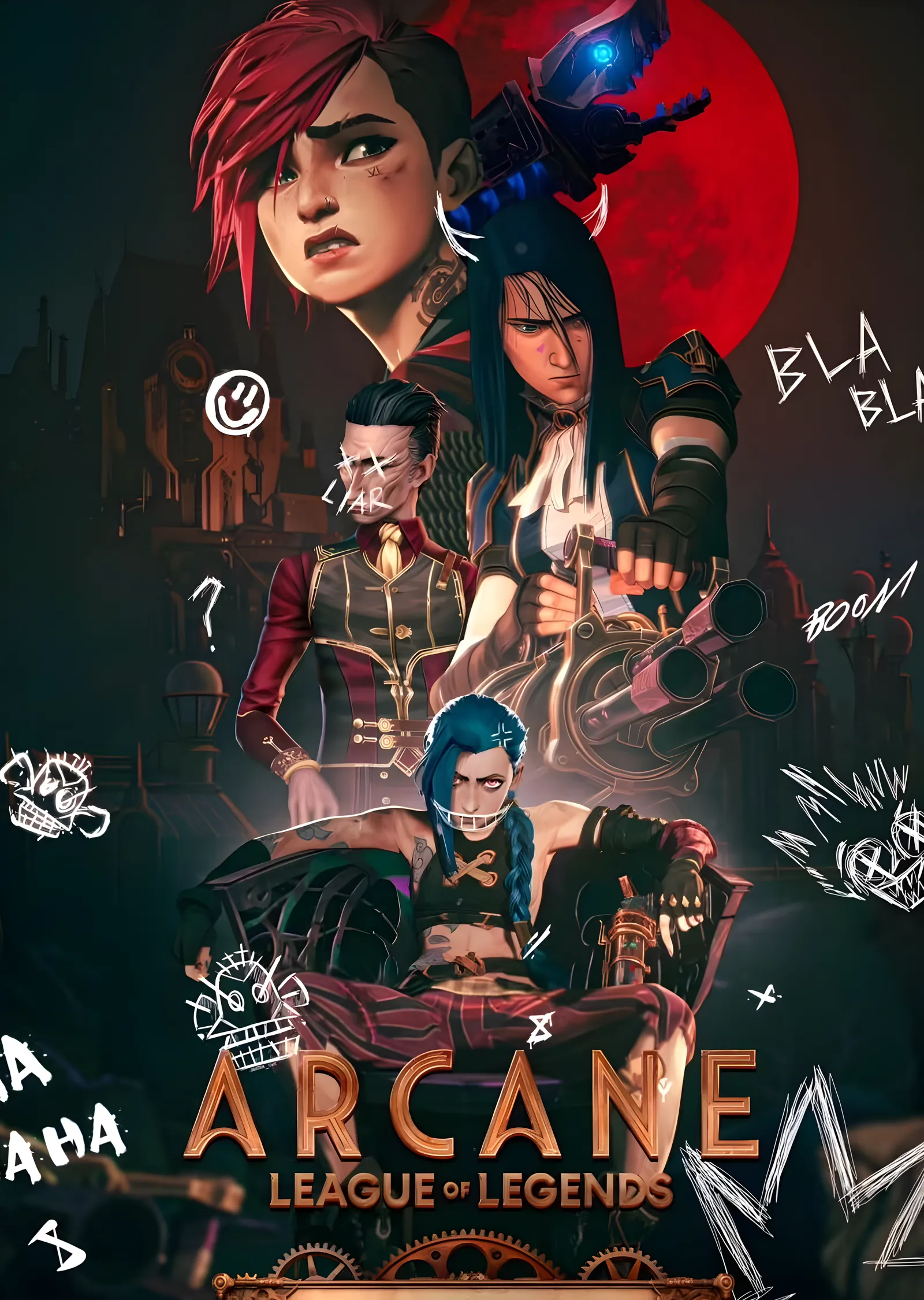 Arcane: Grafiti Kadro metal tablo