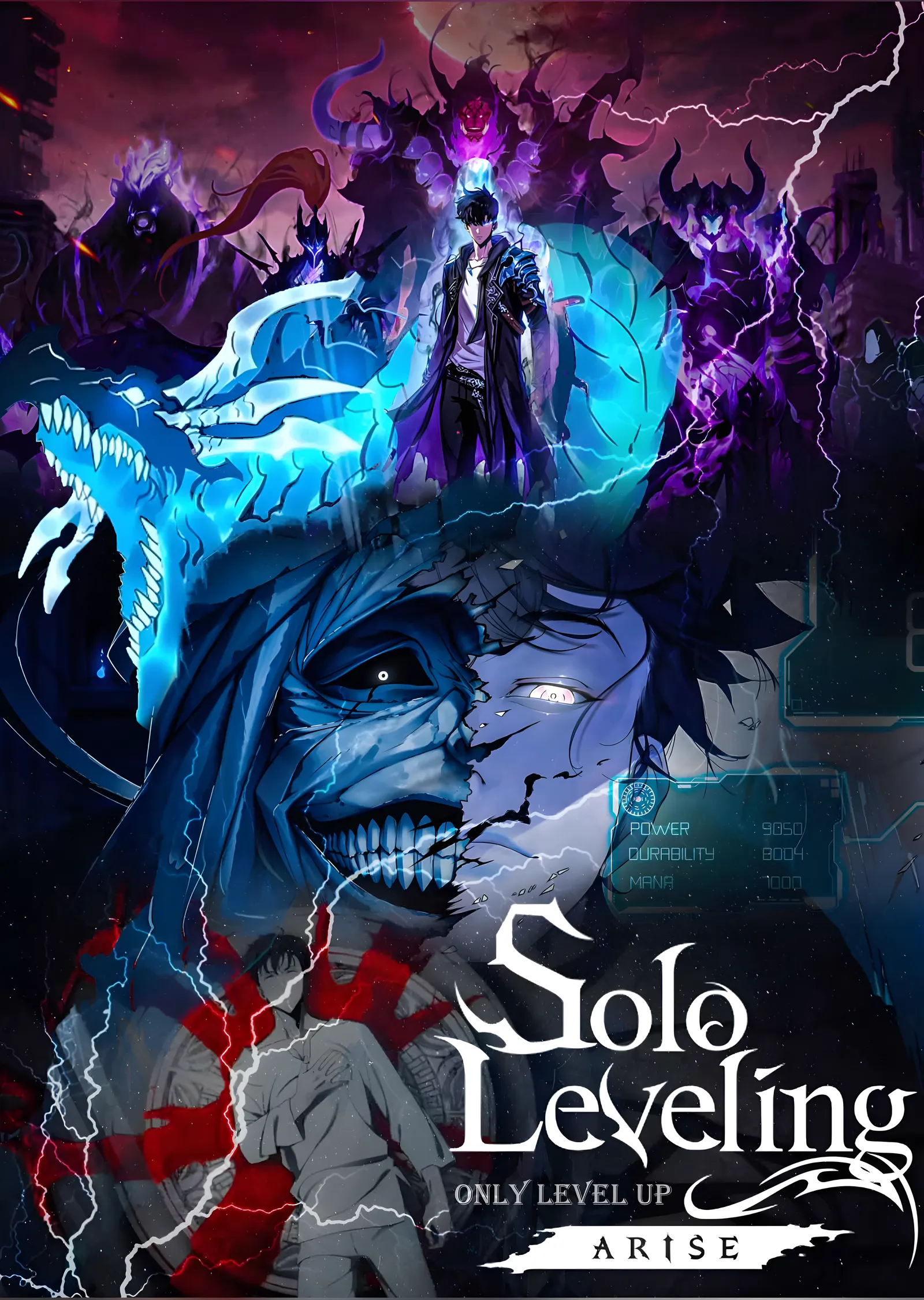 Solo Leveling: Gölge Ordusunun Yükselişi metal tablo