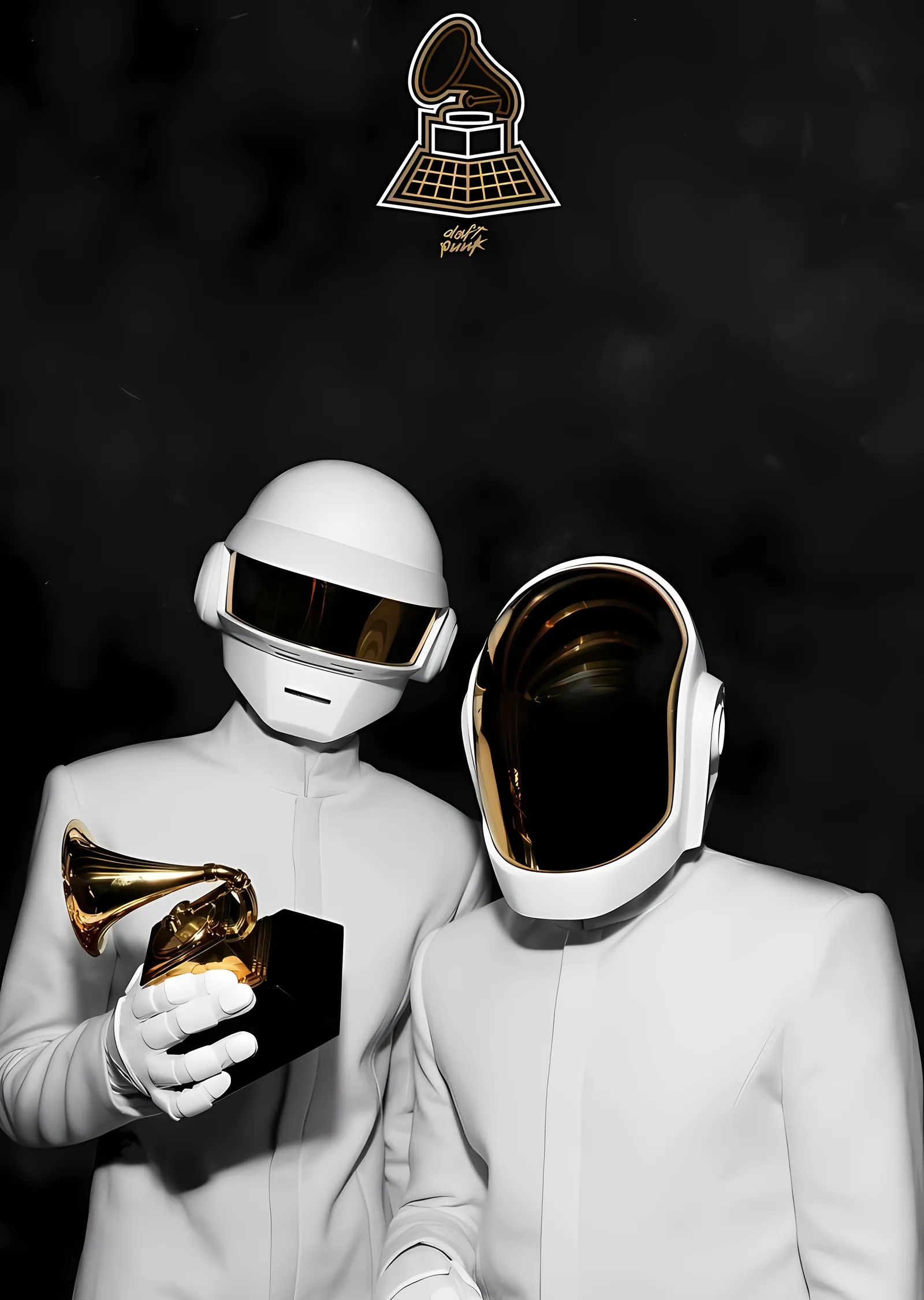 Daft Punk: Grammy metal tablo