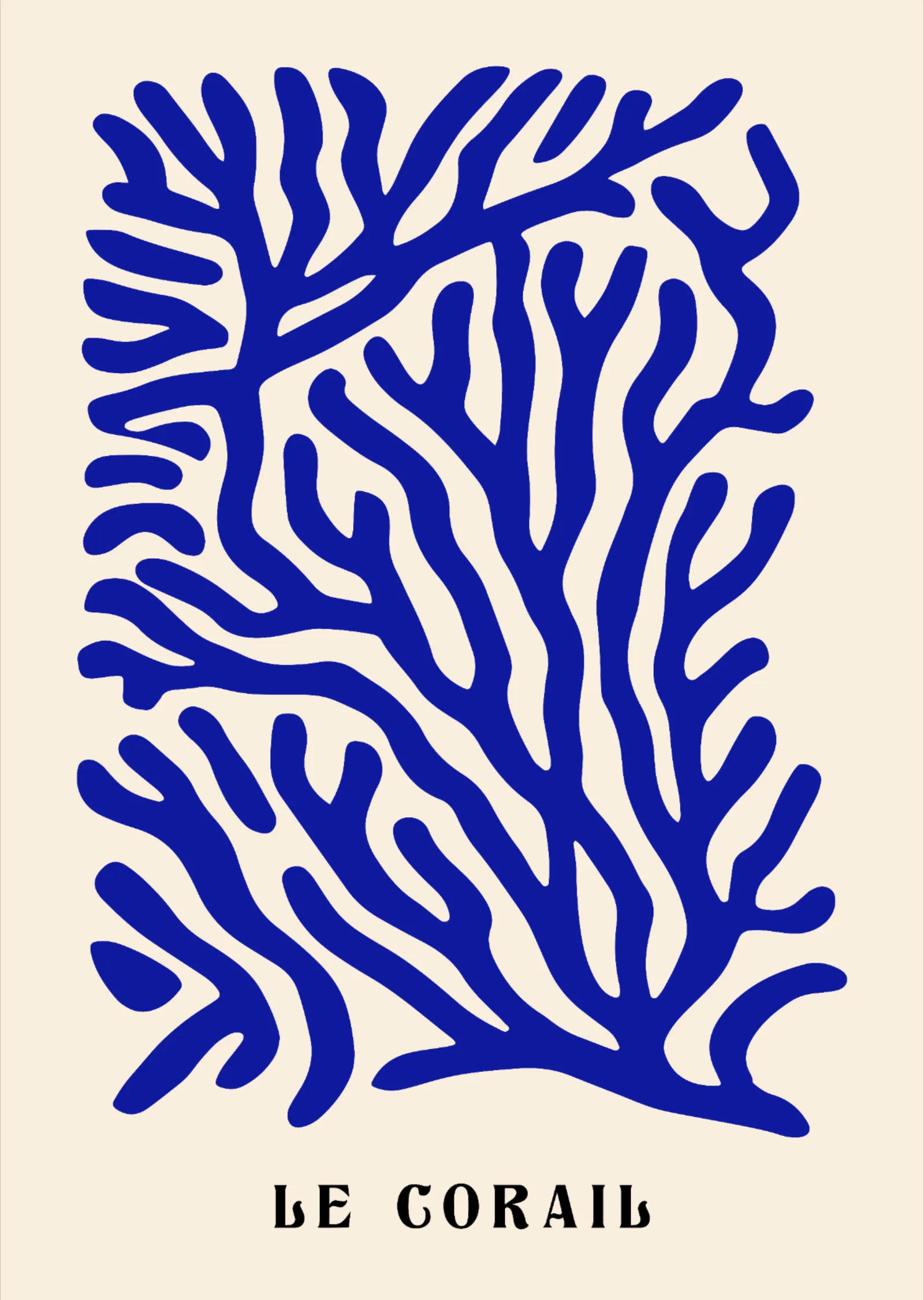 Le Corail - Matisse metal tablo