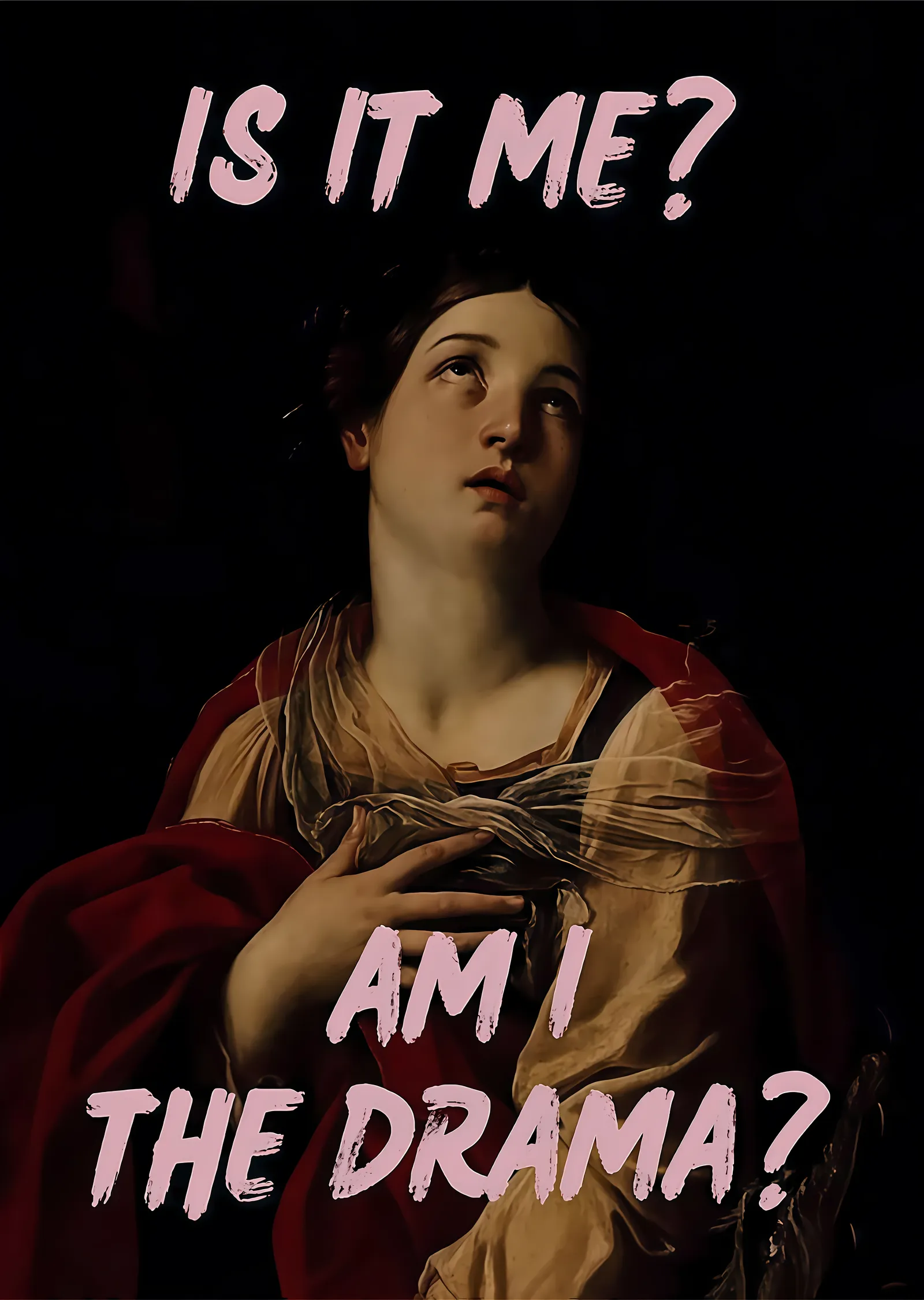 Am I the Drama? metal tablo