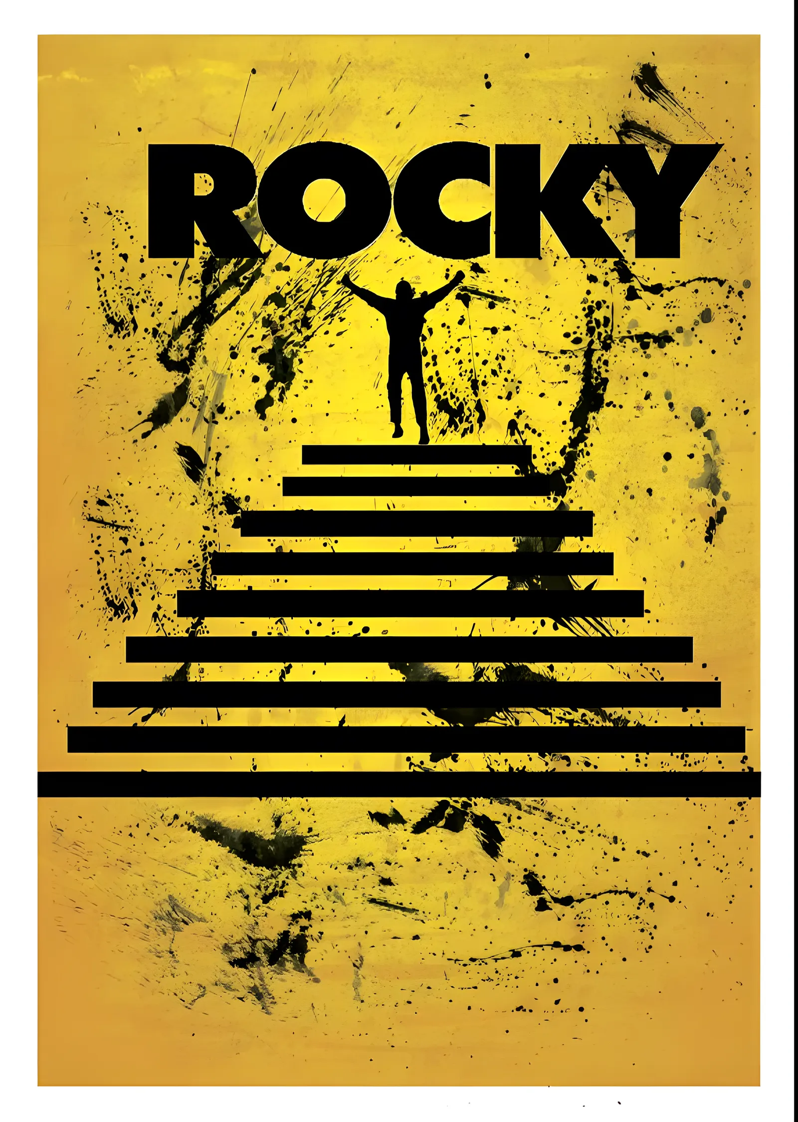 Rocky - Basamaklarda Zafer metal tablo
