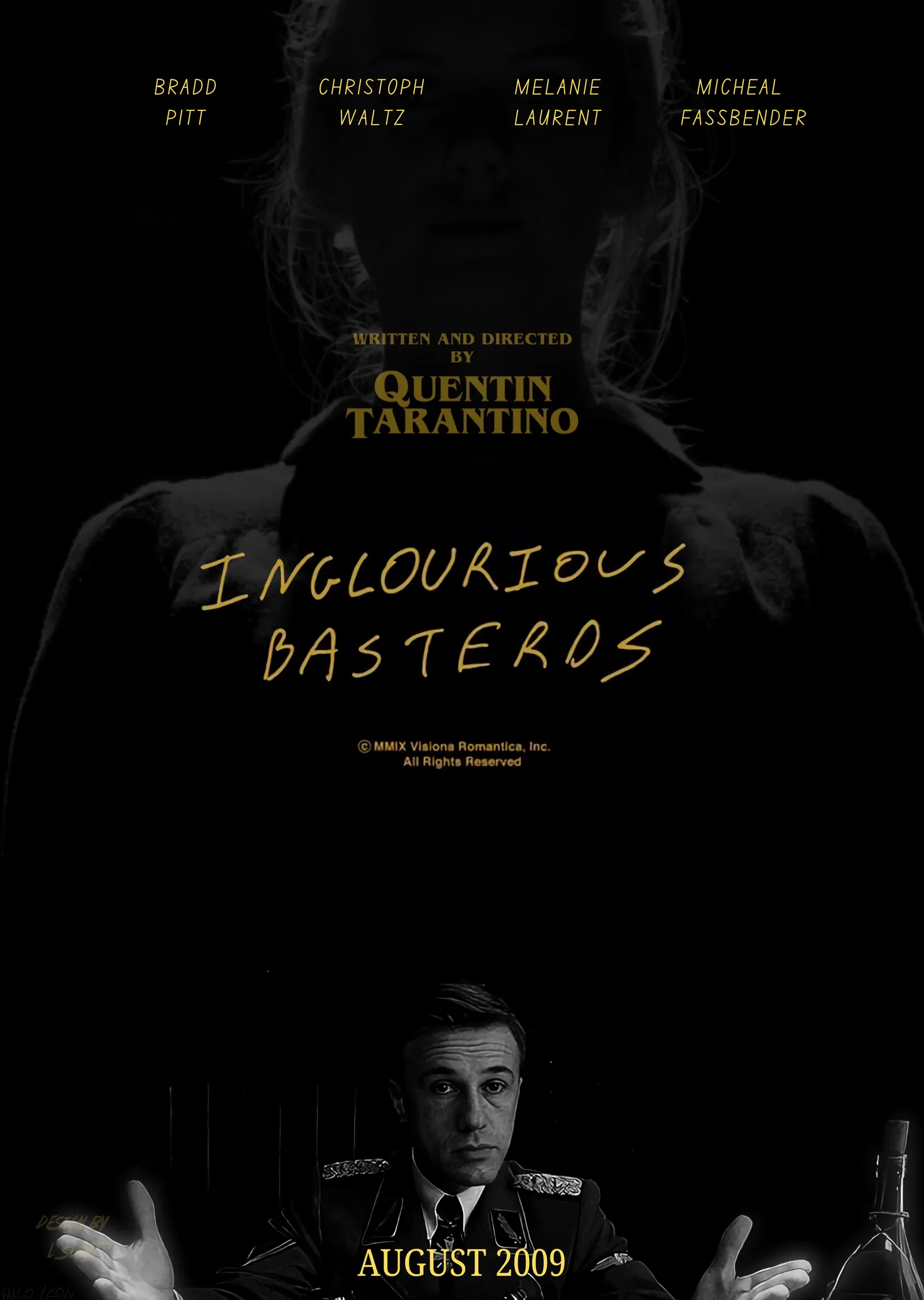 Inglourious Basterds metal tablo