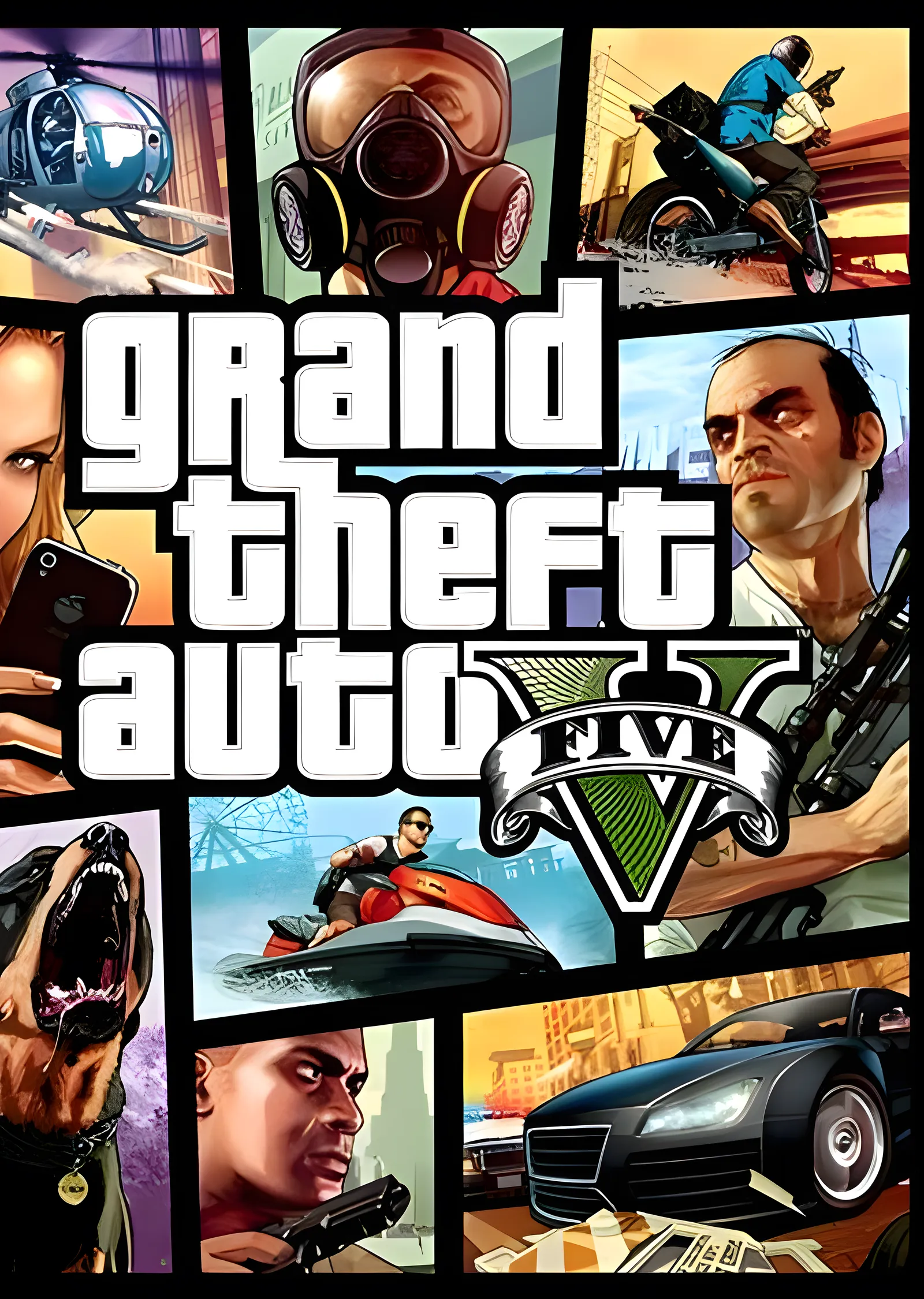Grand Theft Auto V · Kapak metal tablo