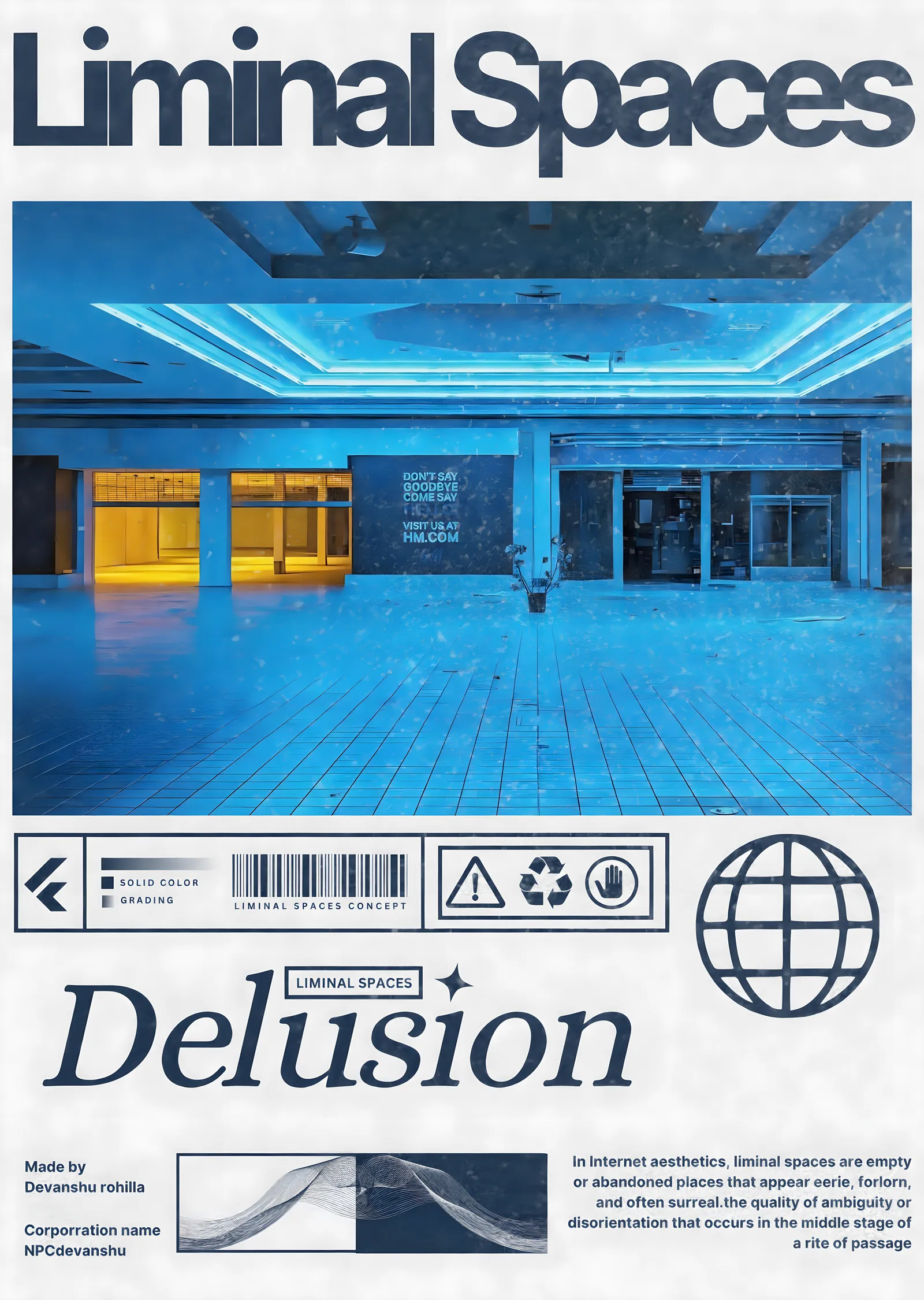 Liminal Spaces - Delusion metal tablo