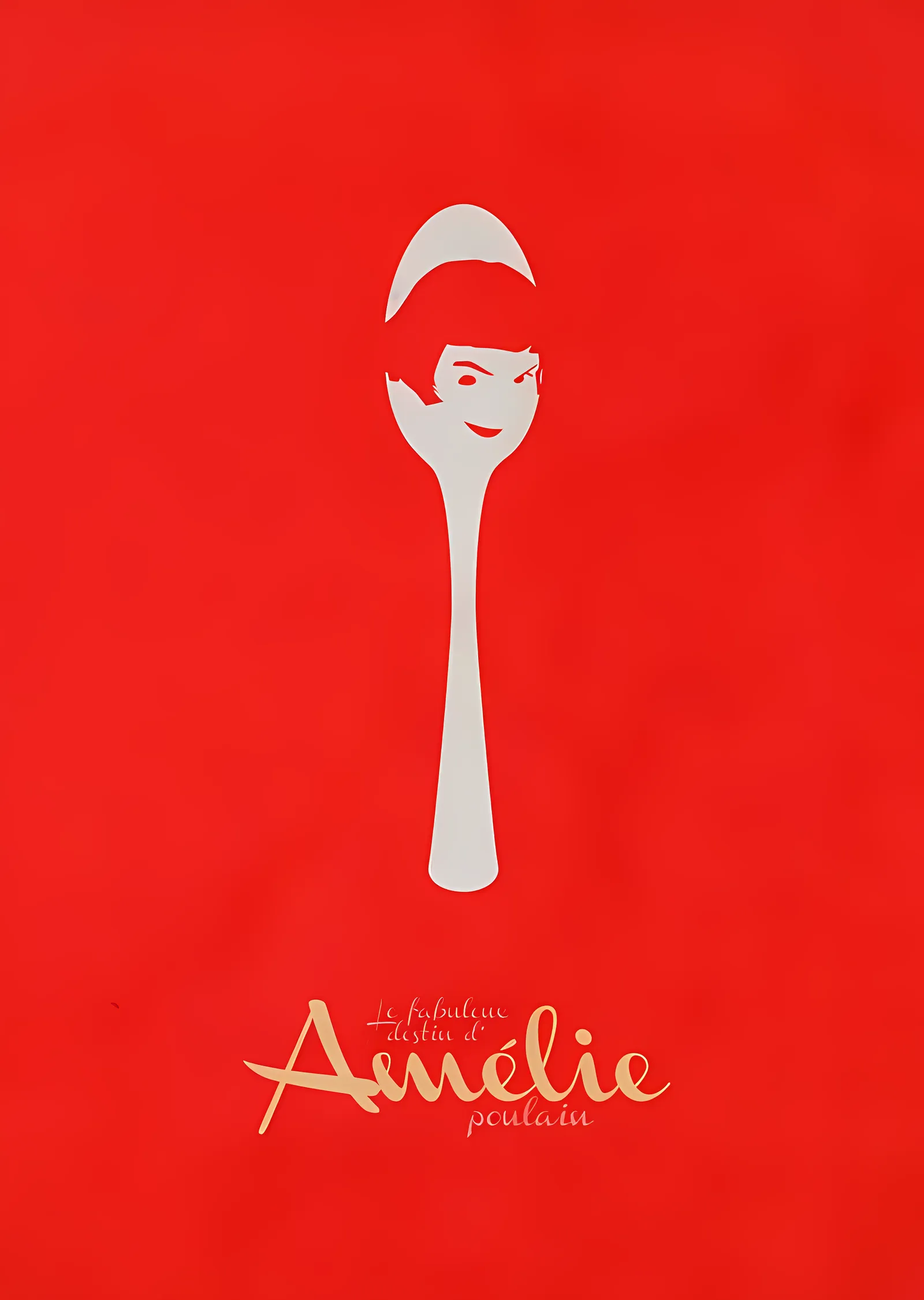 Amélie: Kaşık metal tablo