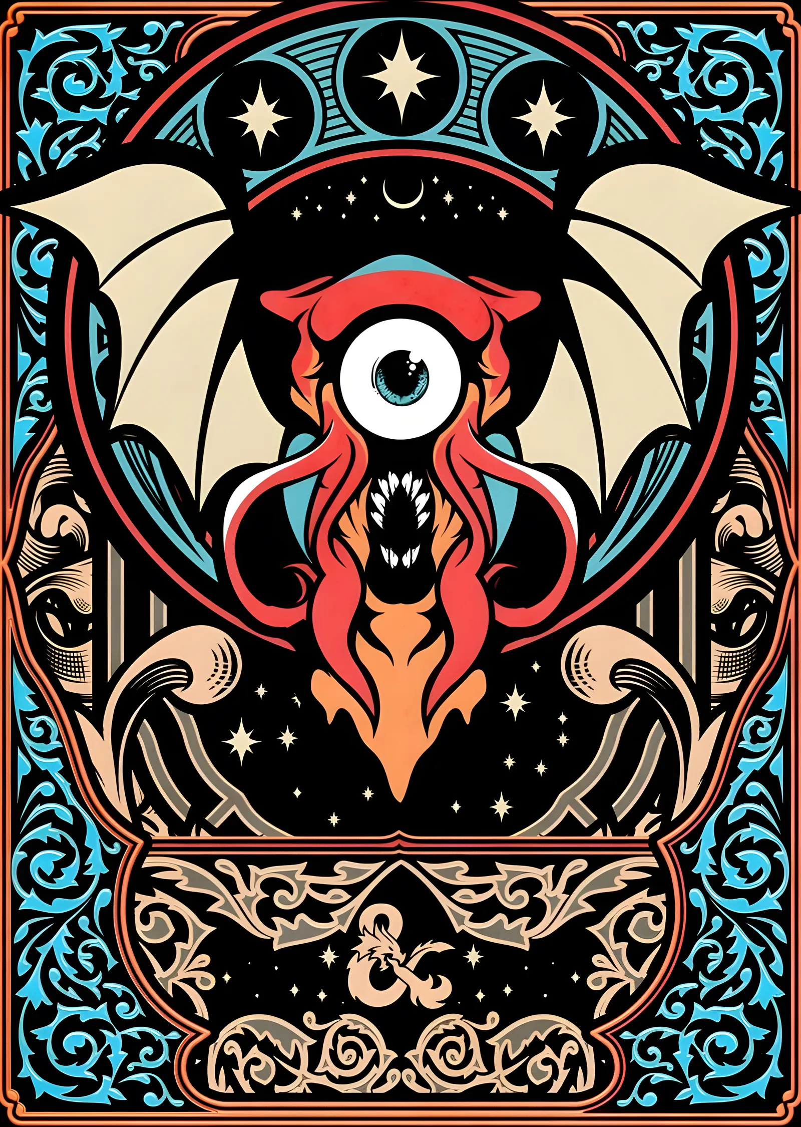 Dungeons & Dragons · Astral Menagerie metal tablo