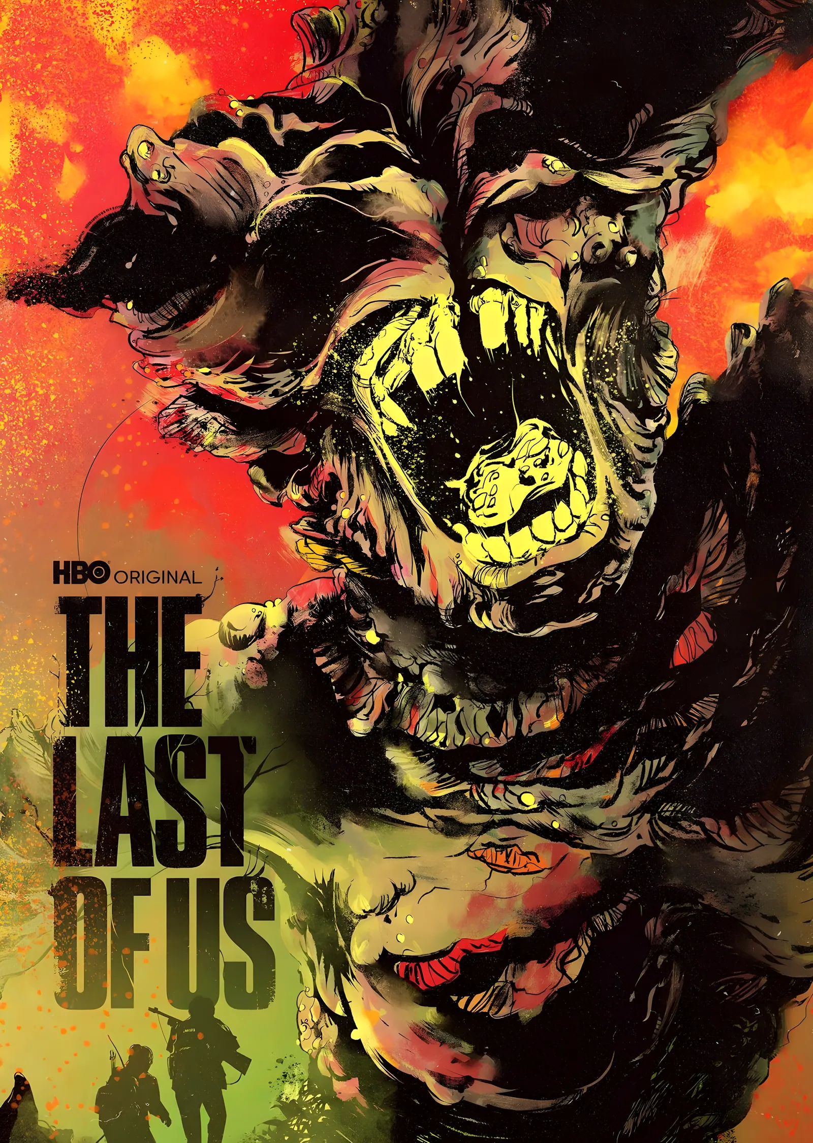 The Last of Us: Sarı Yaratık metal tablo