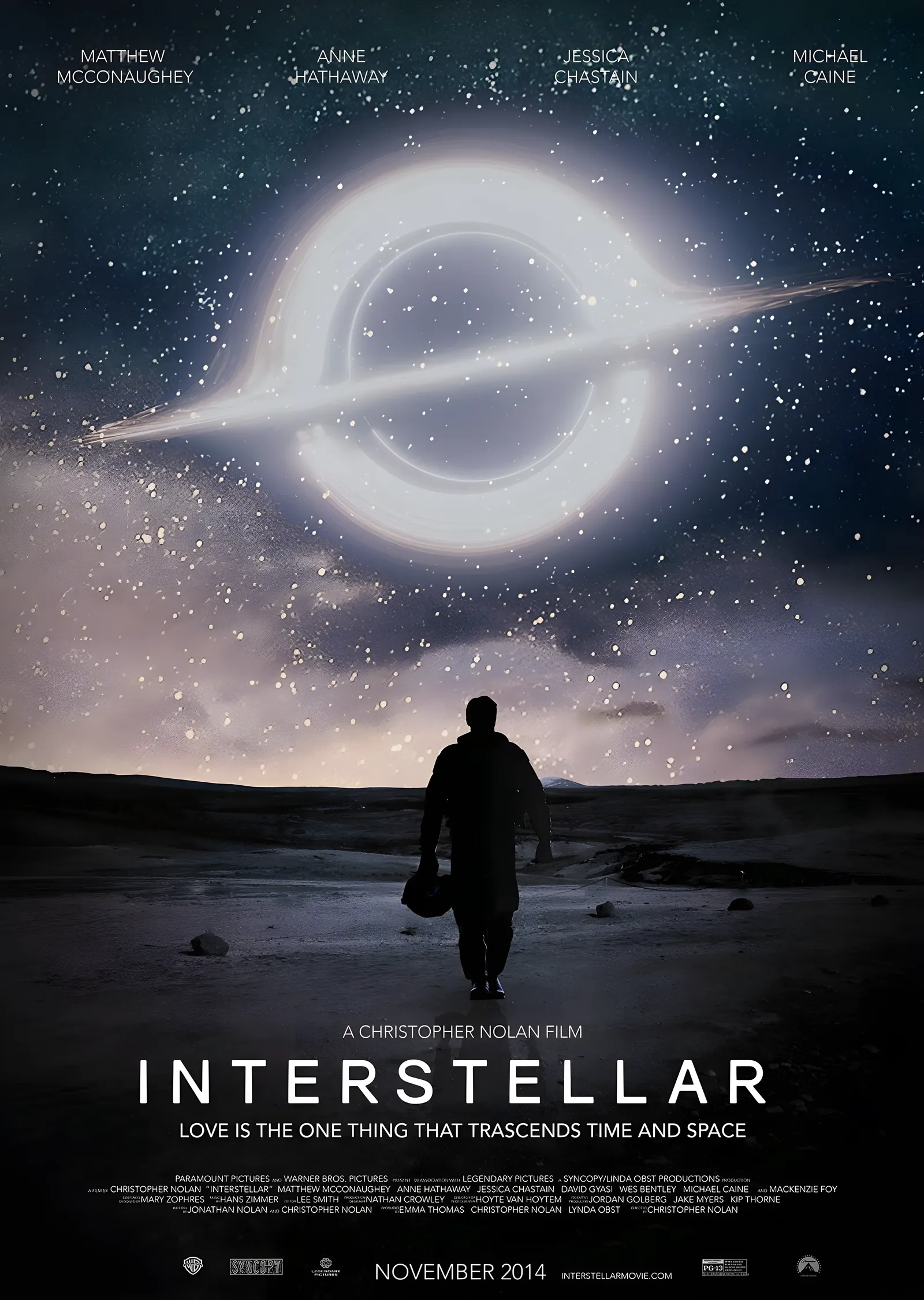 Interstellar - Kara Delik ve Yalnız Yolcu metal tablo