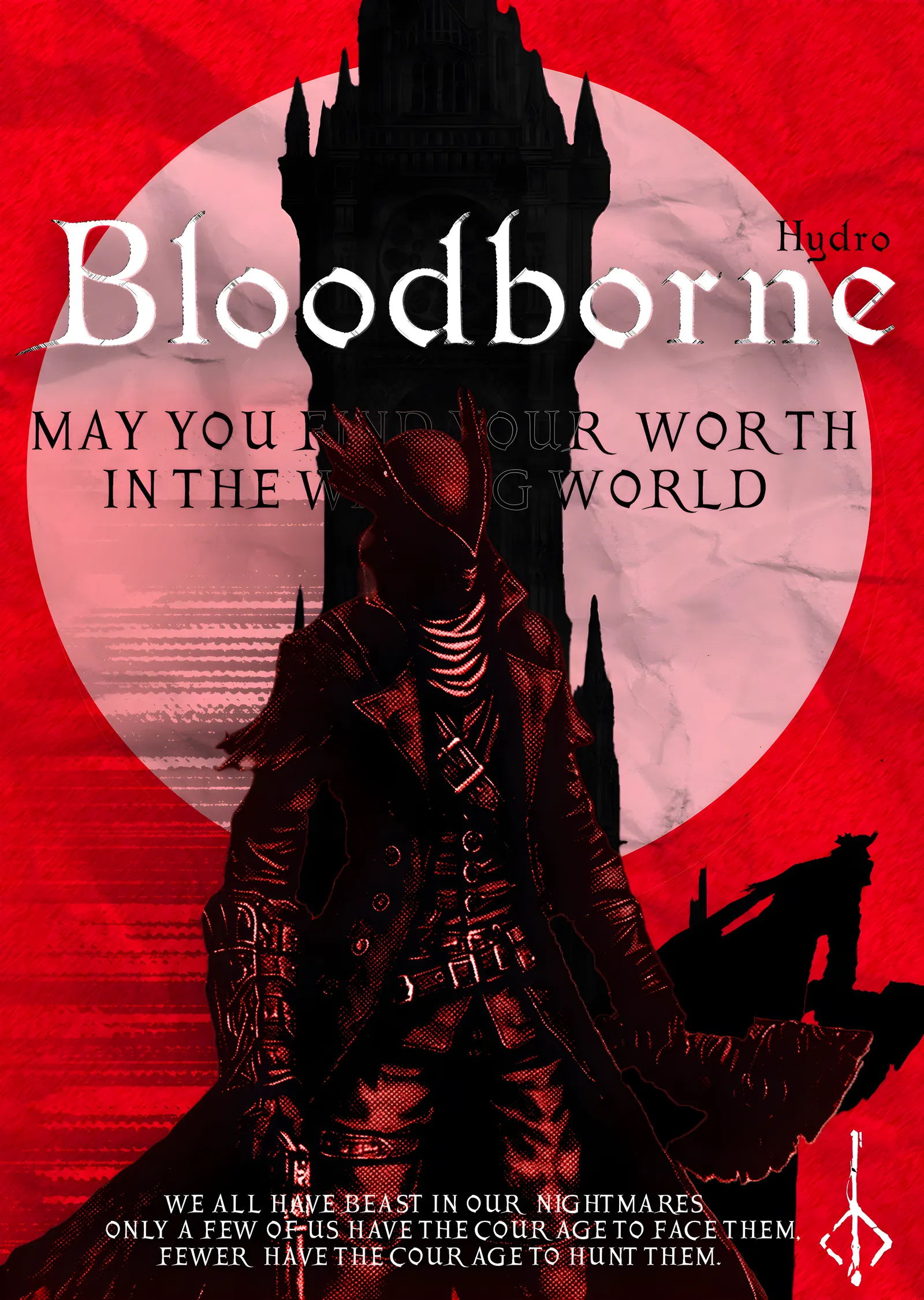 Bloodborne: Kızıl Kule metal tablo