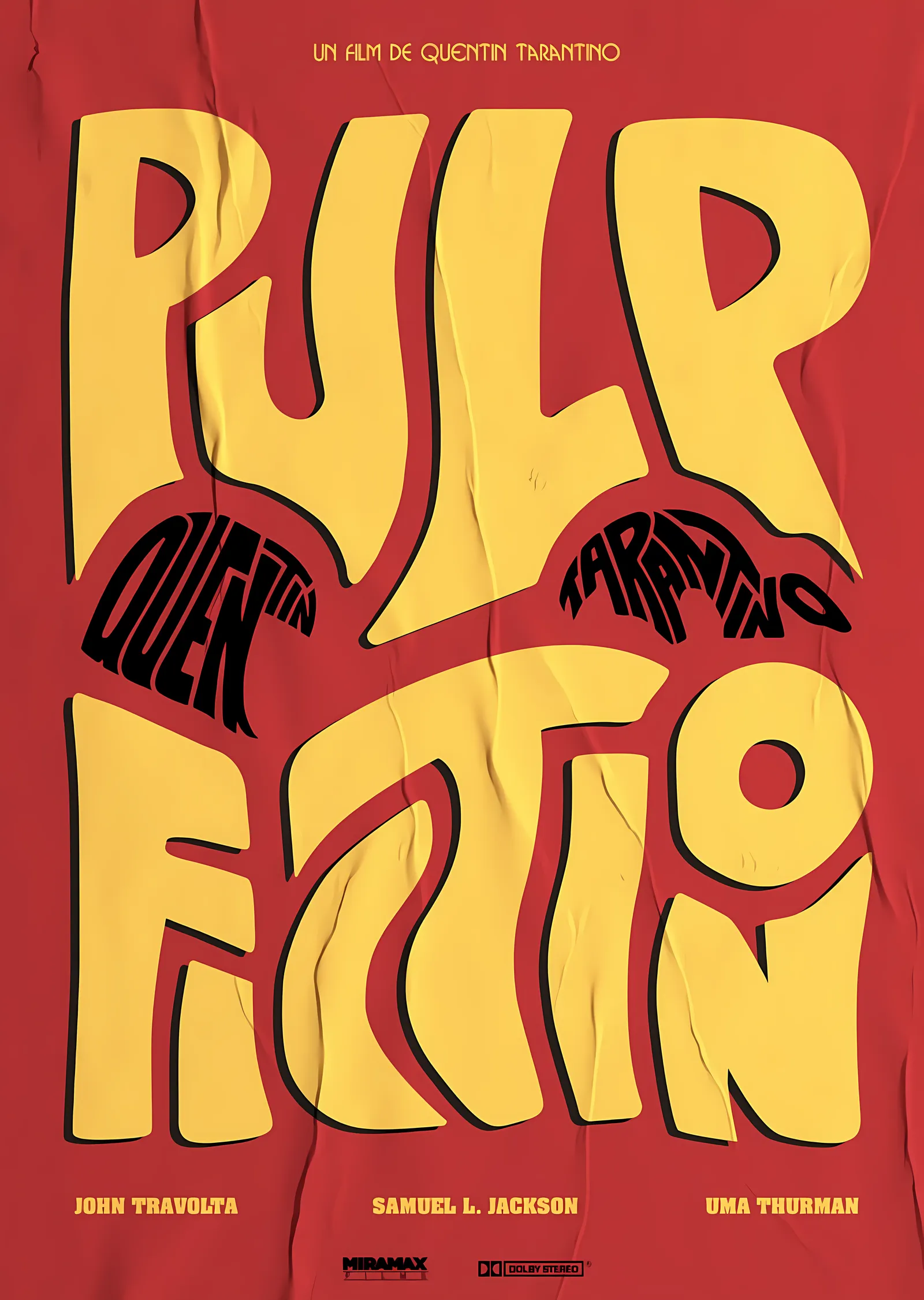 Pulp Fiction metal tablo