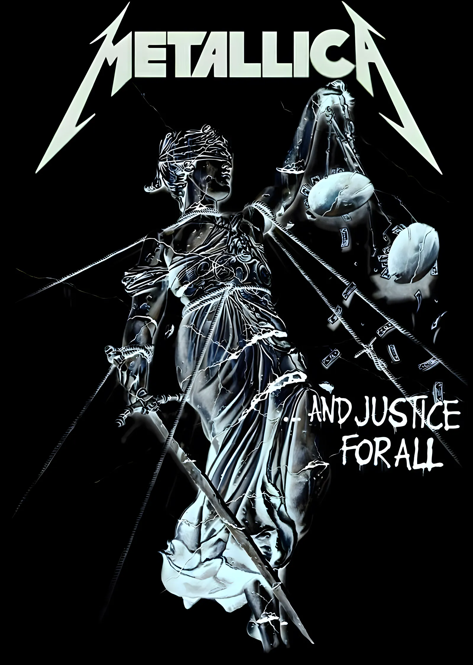 Metallica: And Justice For All metal tablo