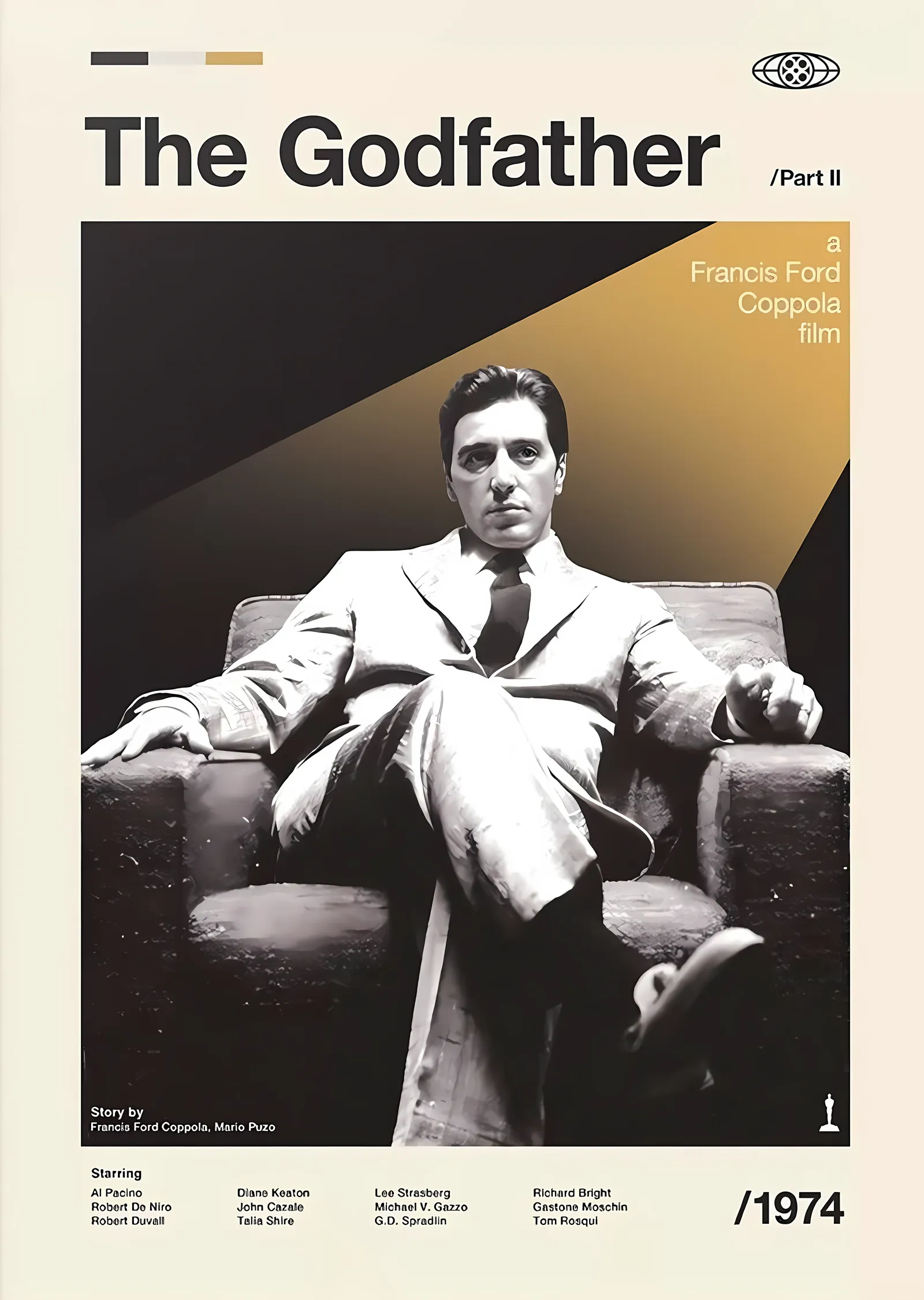 The Godfather Part II metal tablo