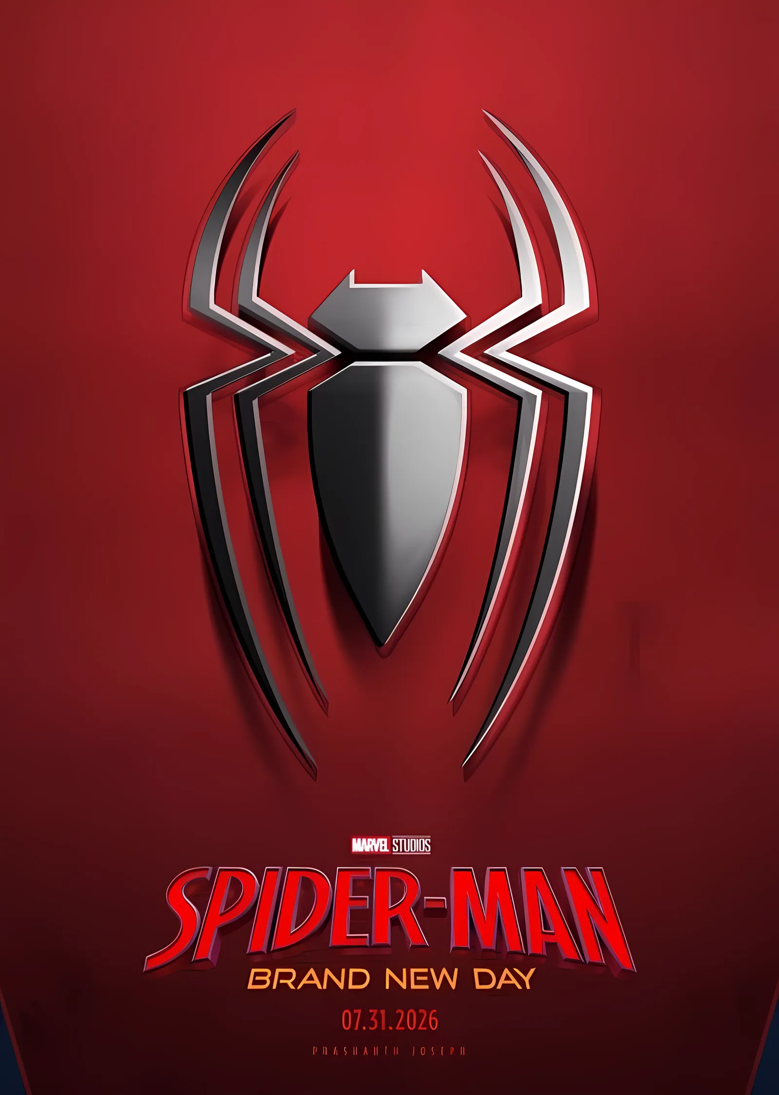 Spider-Man: Metal Amblem metal tablo
