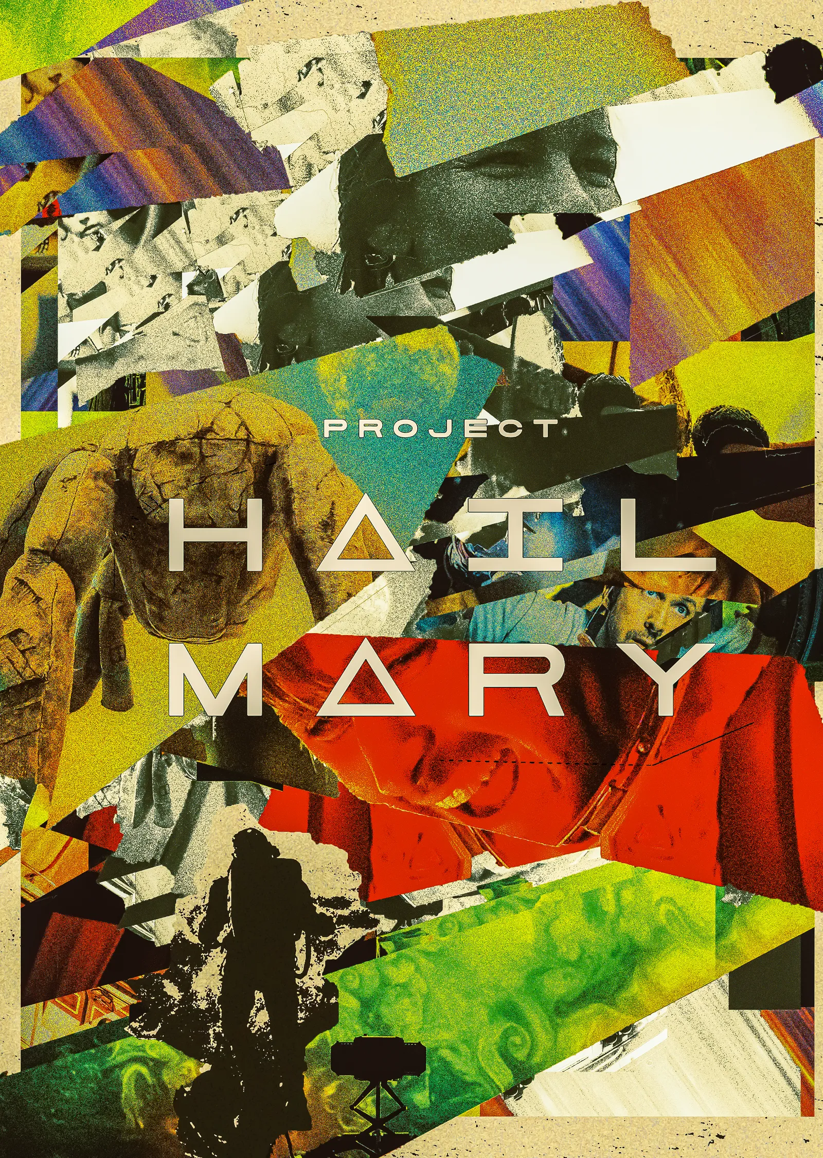 Project Hail Mary - Renkli Kolaj metal tablo