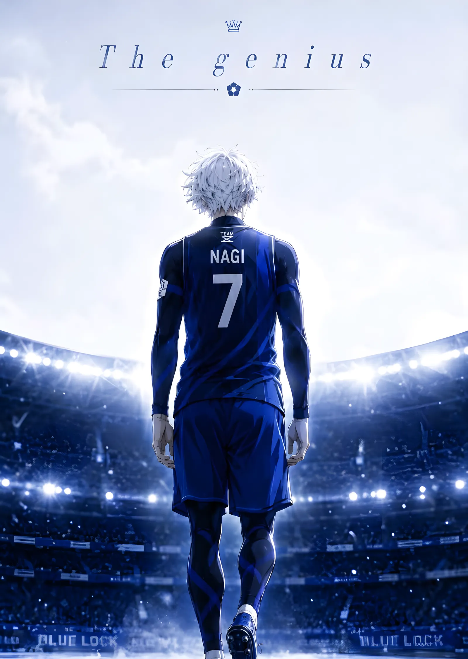 Blue Lock - Nagi Seishiro · The Genius metal tablo