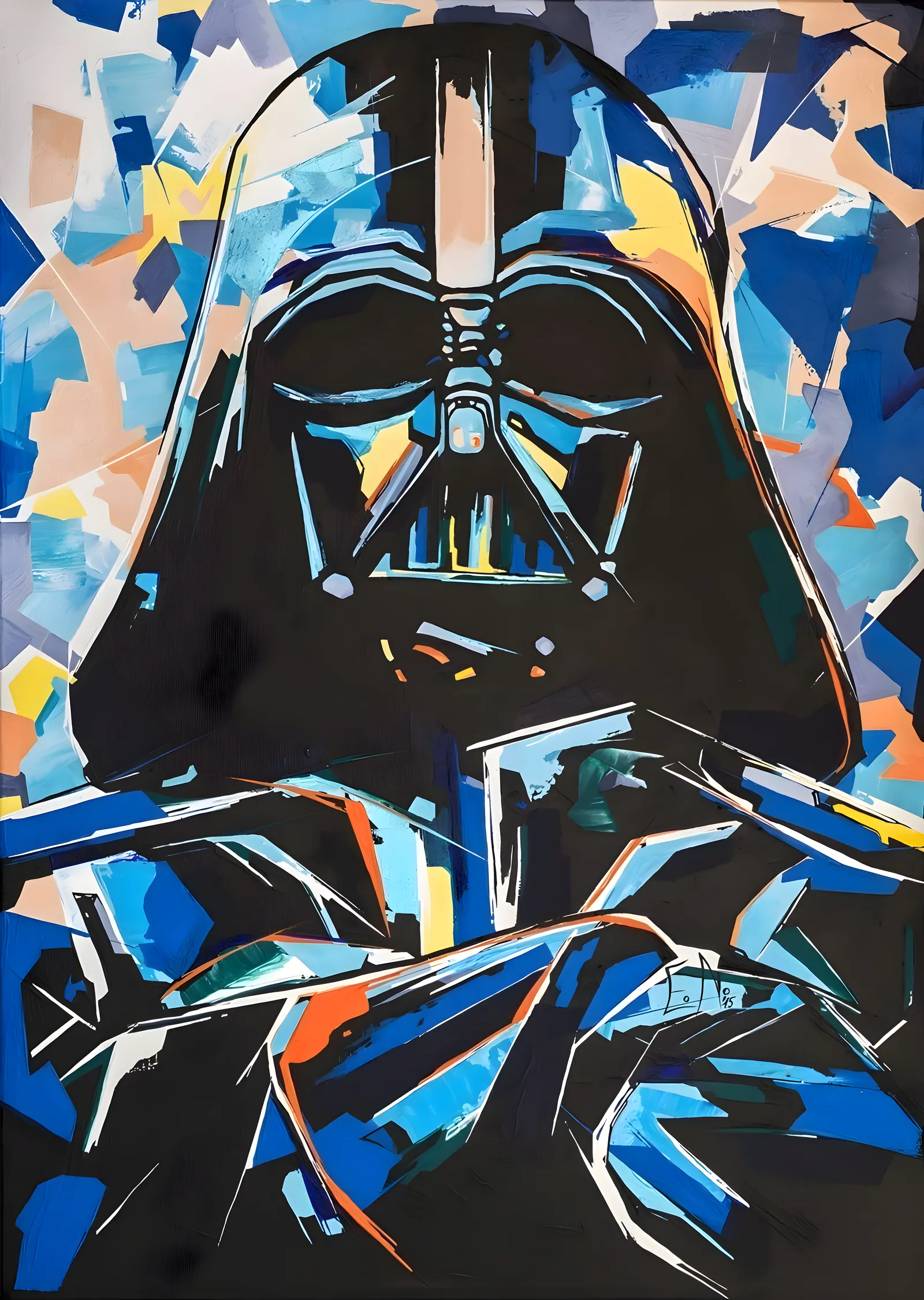 Darth Vader: Karanlığın Yükselişi metal tablo