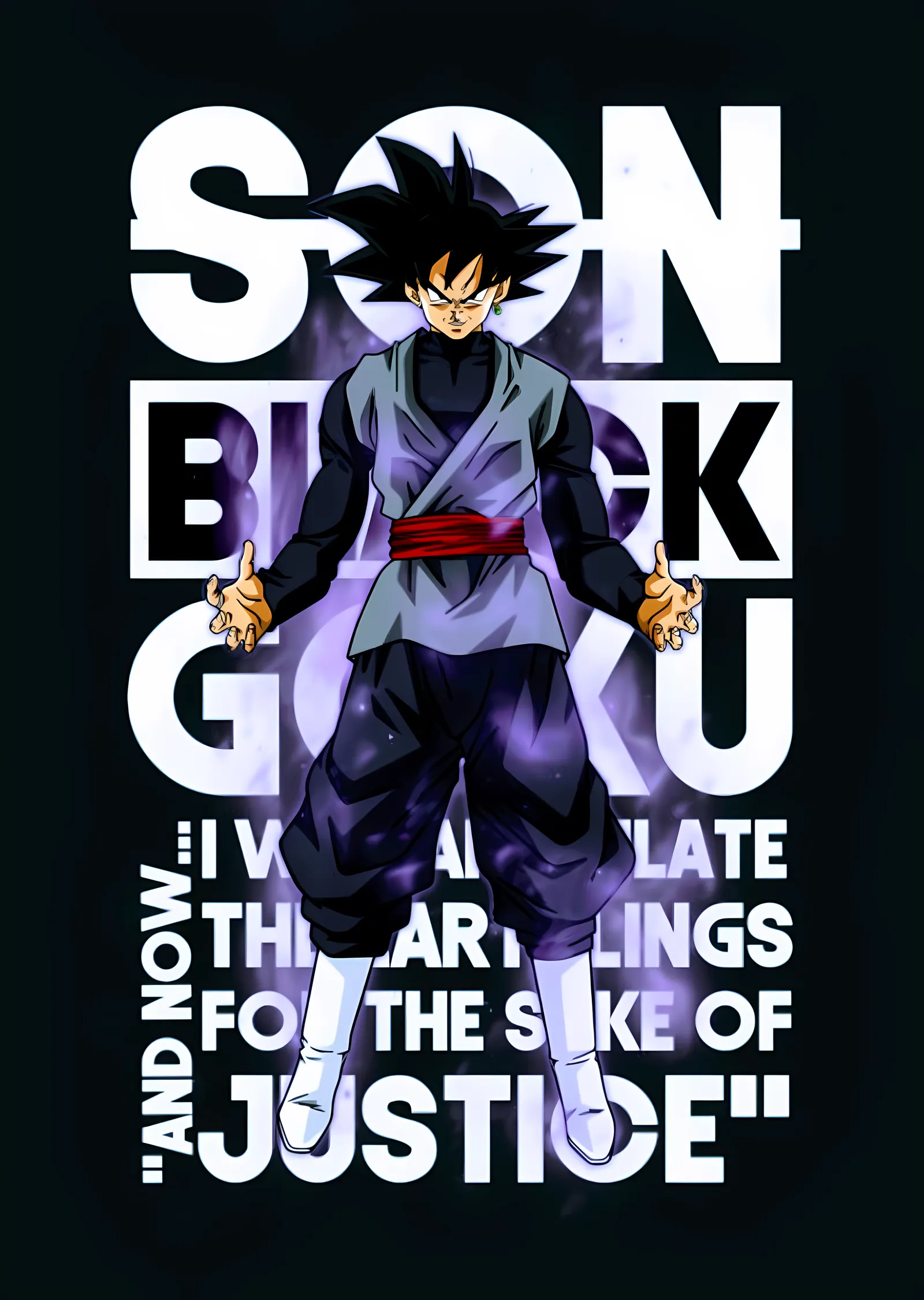 Dragon Ball: Goku Black ve Adalet Sözü metal tablo