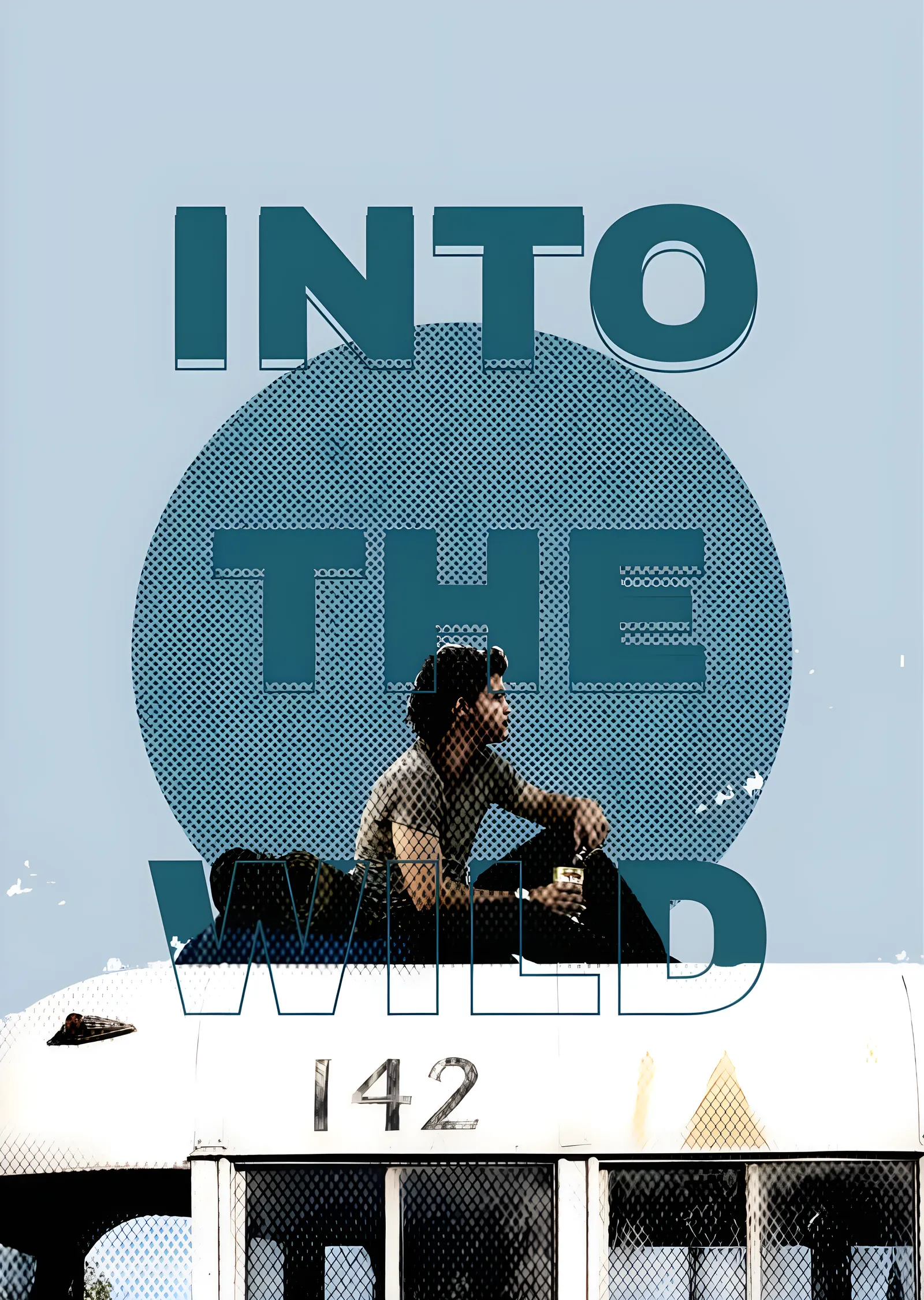 Into the Wild: Mavi Daire metal tablo