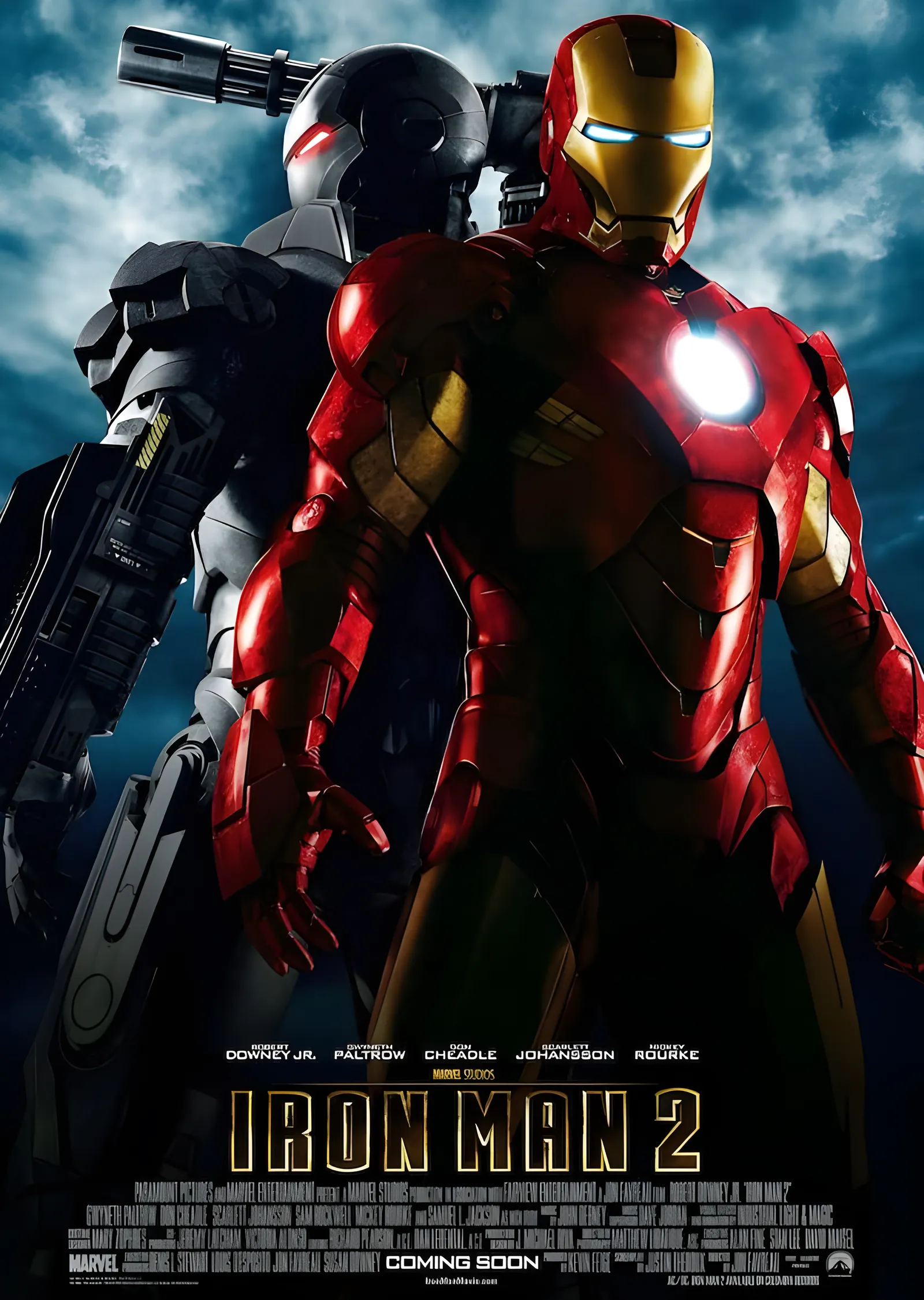 Iron Man 2 - Afiş metal tablo