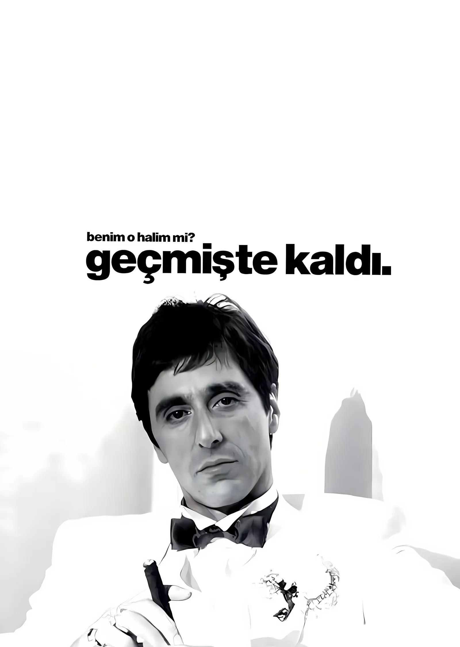 Scarface - Geçmişte Kaldı metal tablo
