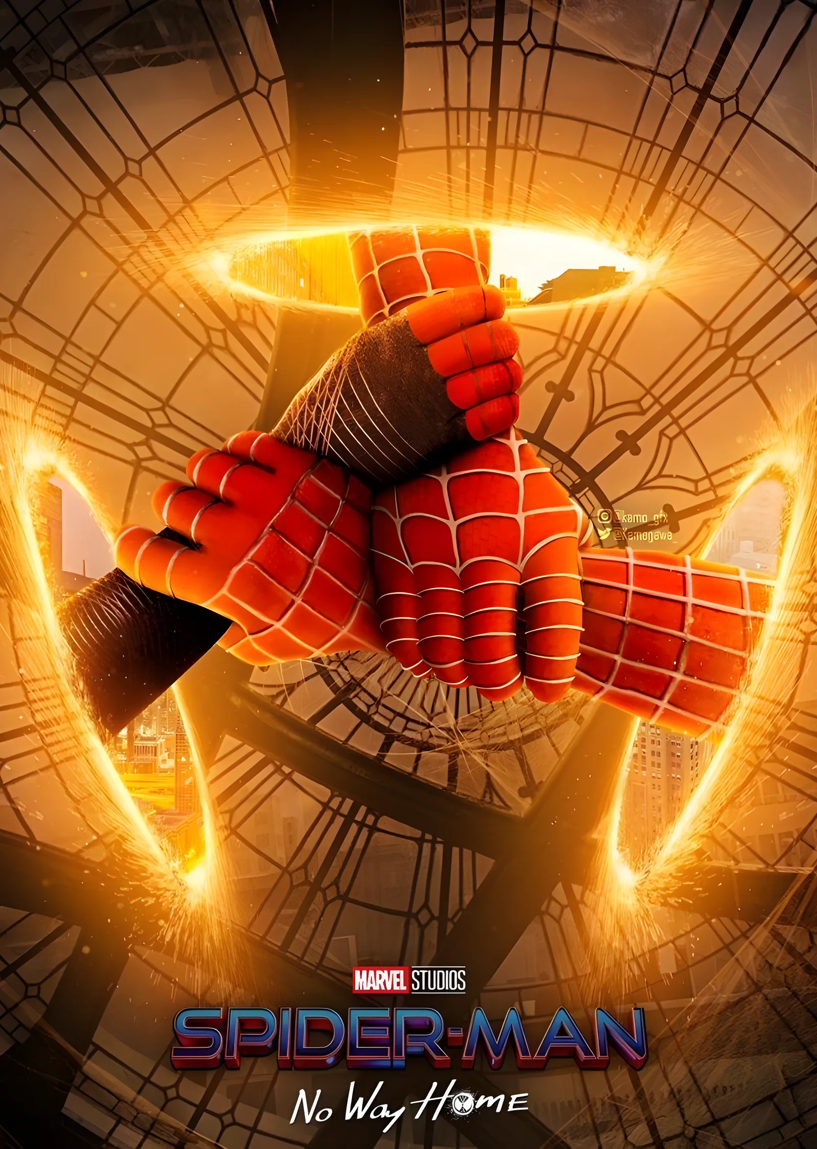Spider-Man: No Way Home Eller metal tablo