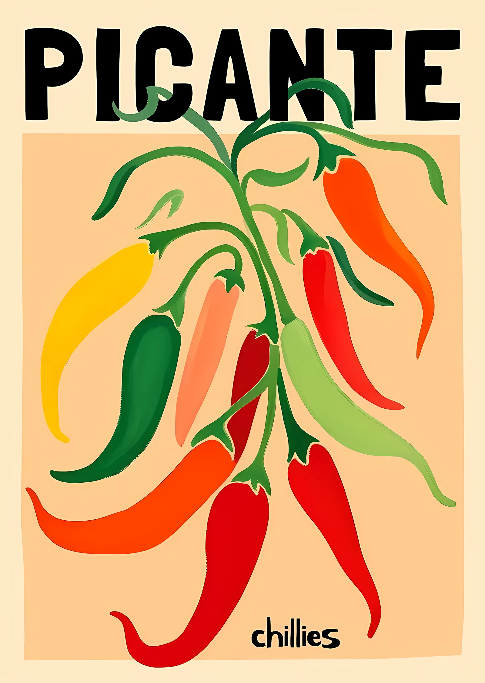 Picante metal tablo