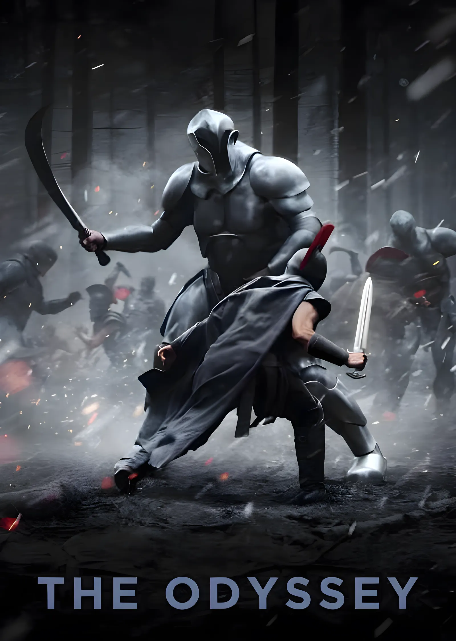 The Odyssey: Savaşçıların Çarpışması metal tablo