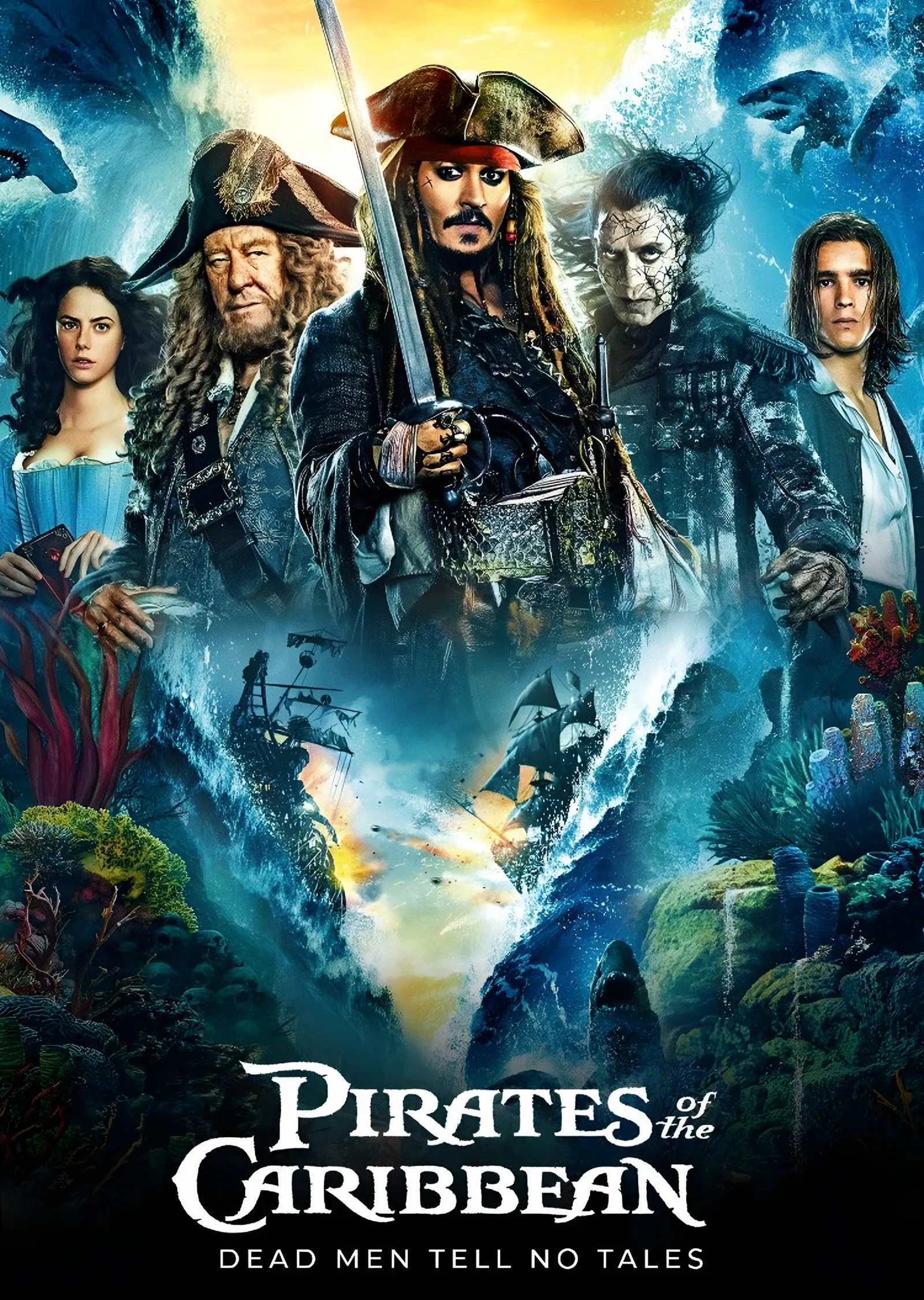 Pirates of the Caribbean Dead Men Tell No Tales metal tablo