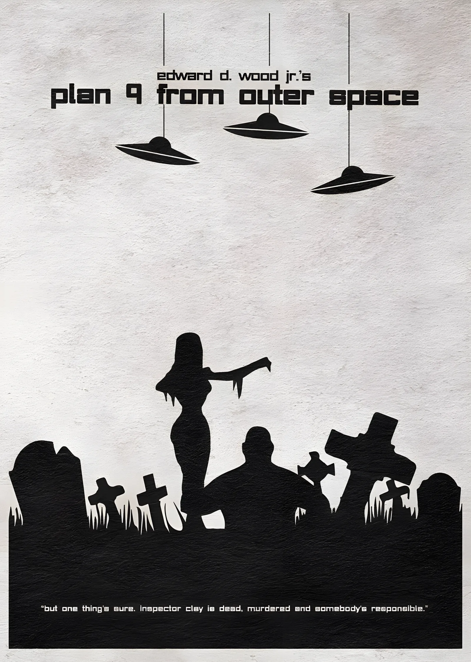 Plan 9 from Outer Space metal tablo