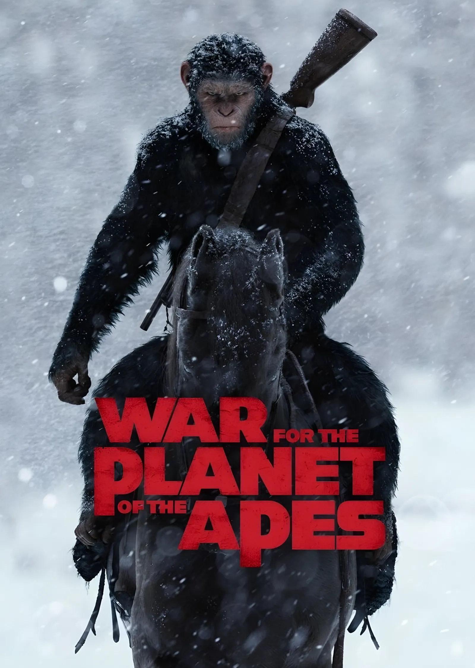 Planet of the Apes Kar Yürüyüşü metal tablo