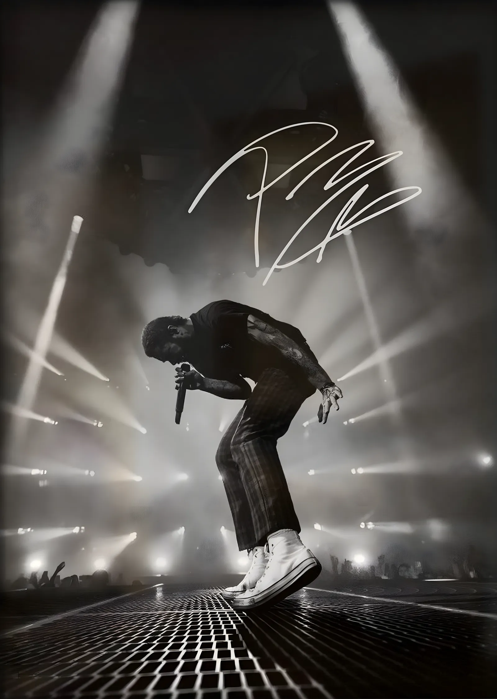 Post Malone: Sahne metal tablo