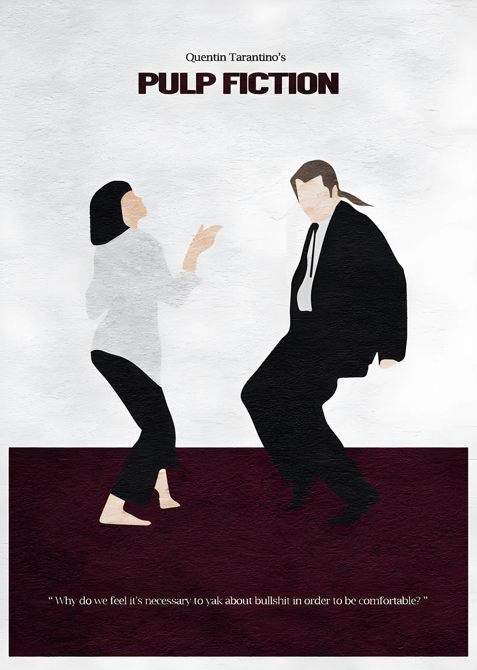 Pulp Fiction - Dans metal tablo