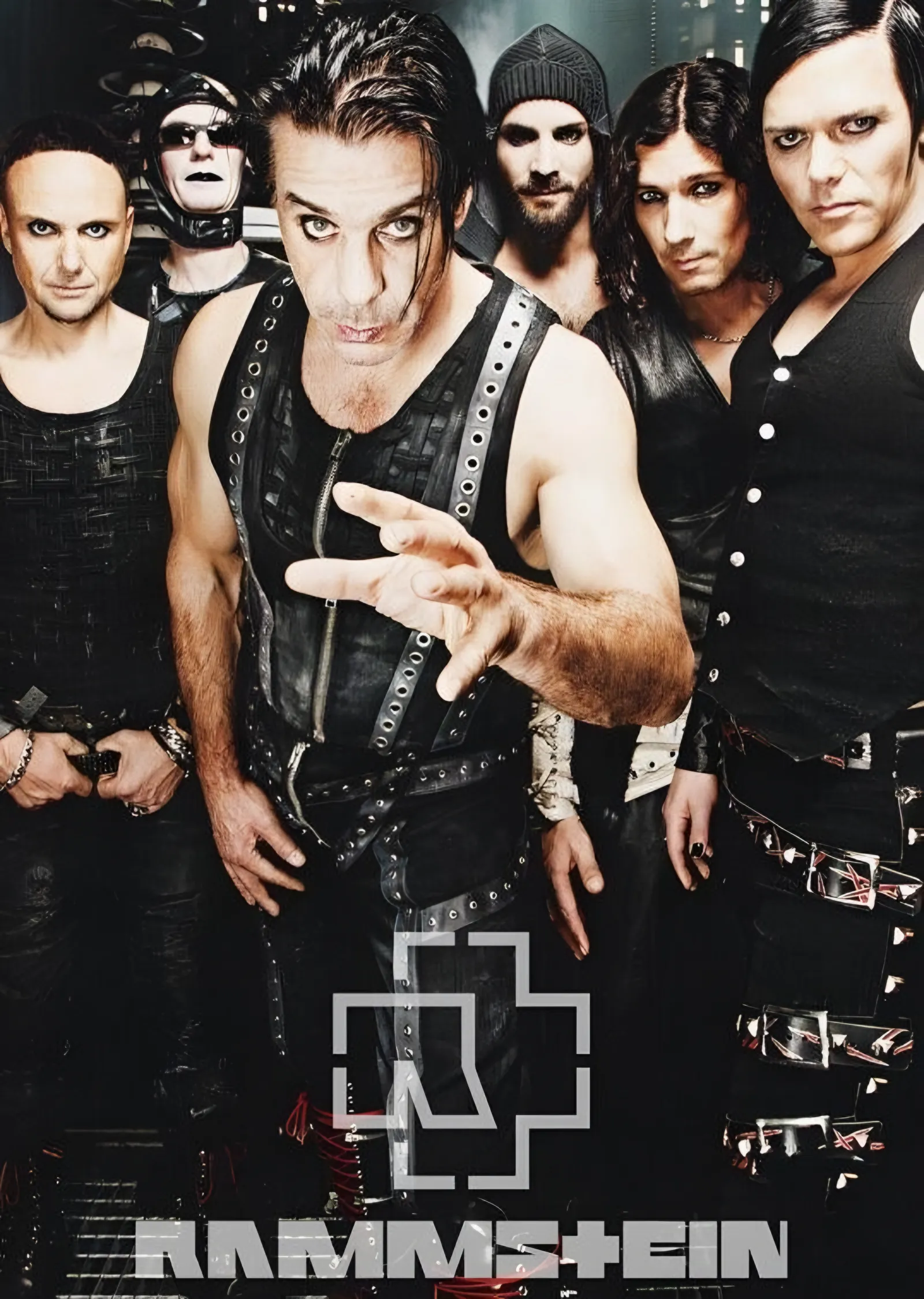 Rammstein - Grup Karesi metal tablo