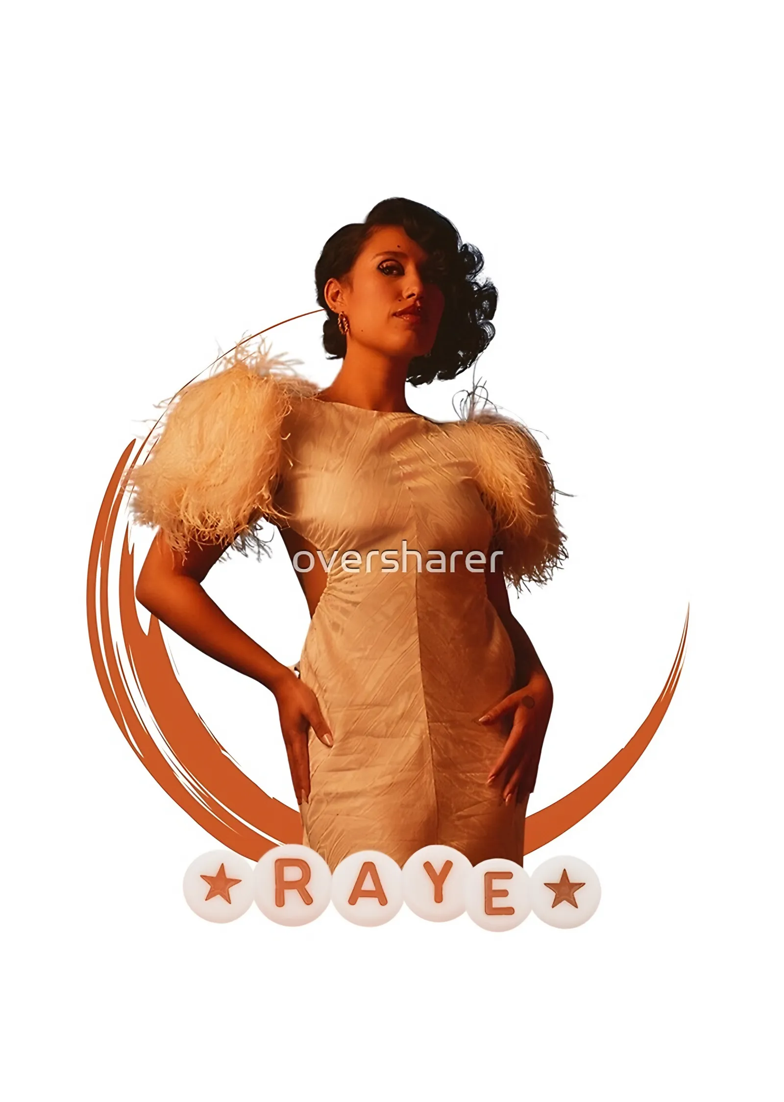 RAYE - Turuncu Hâle metal tablo