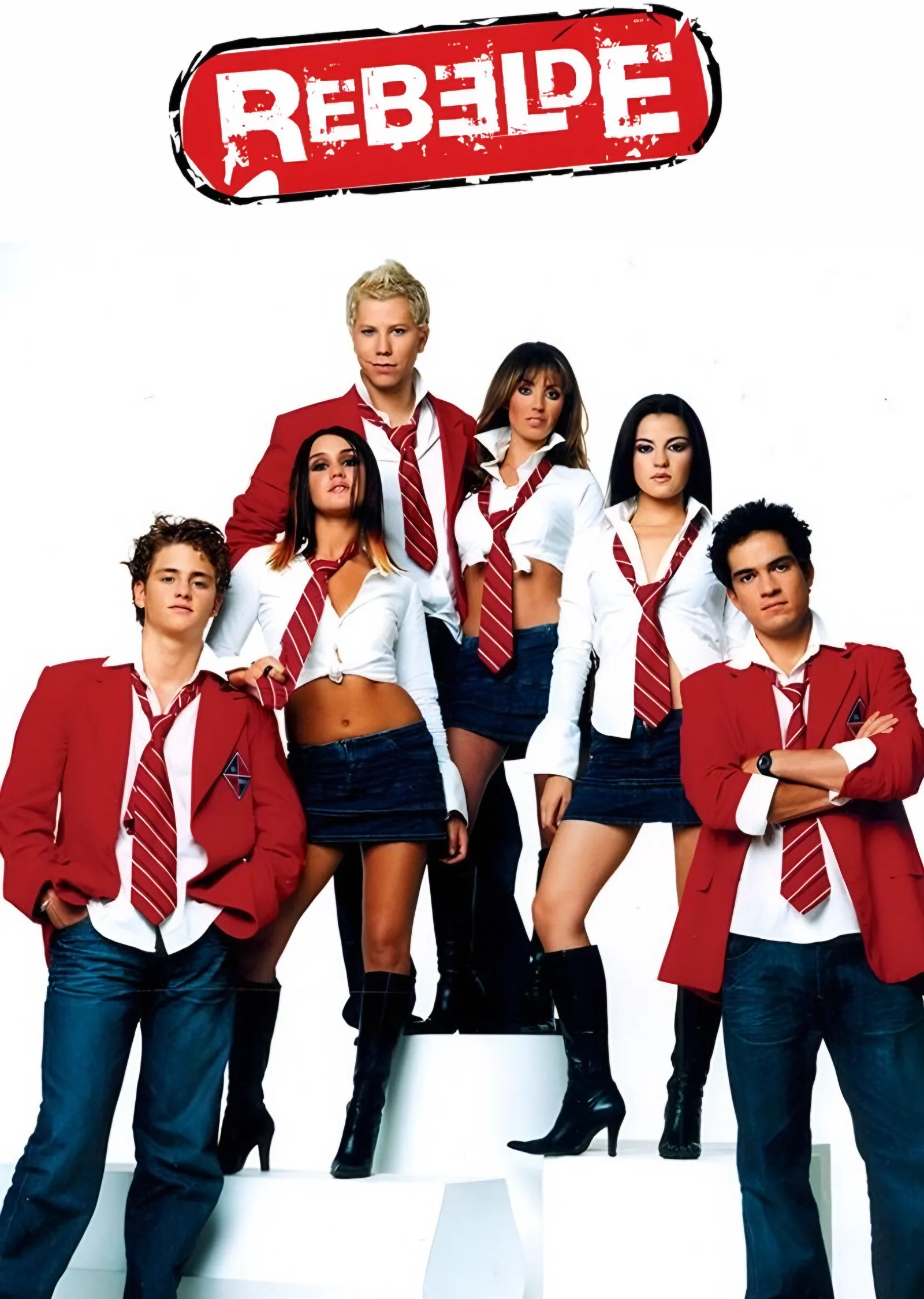 RBD - Beyaz Zeminde Grup metal tablo