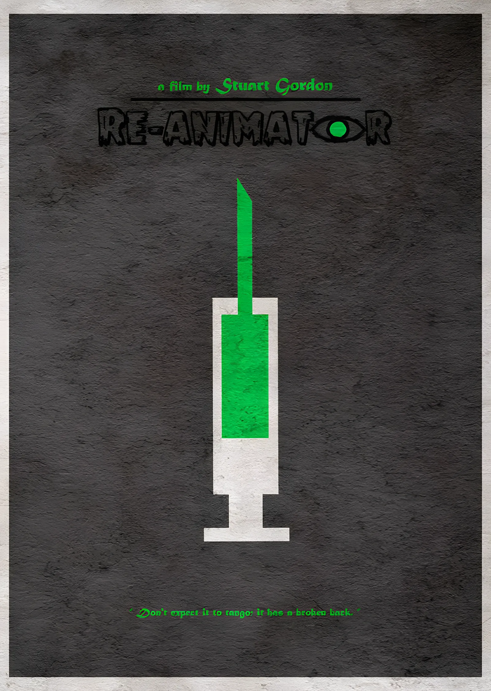 Re-Animator metal tablo
