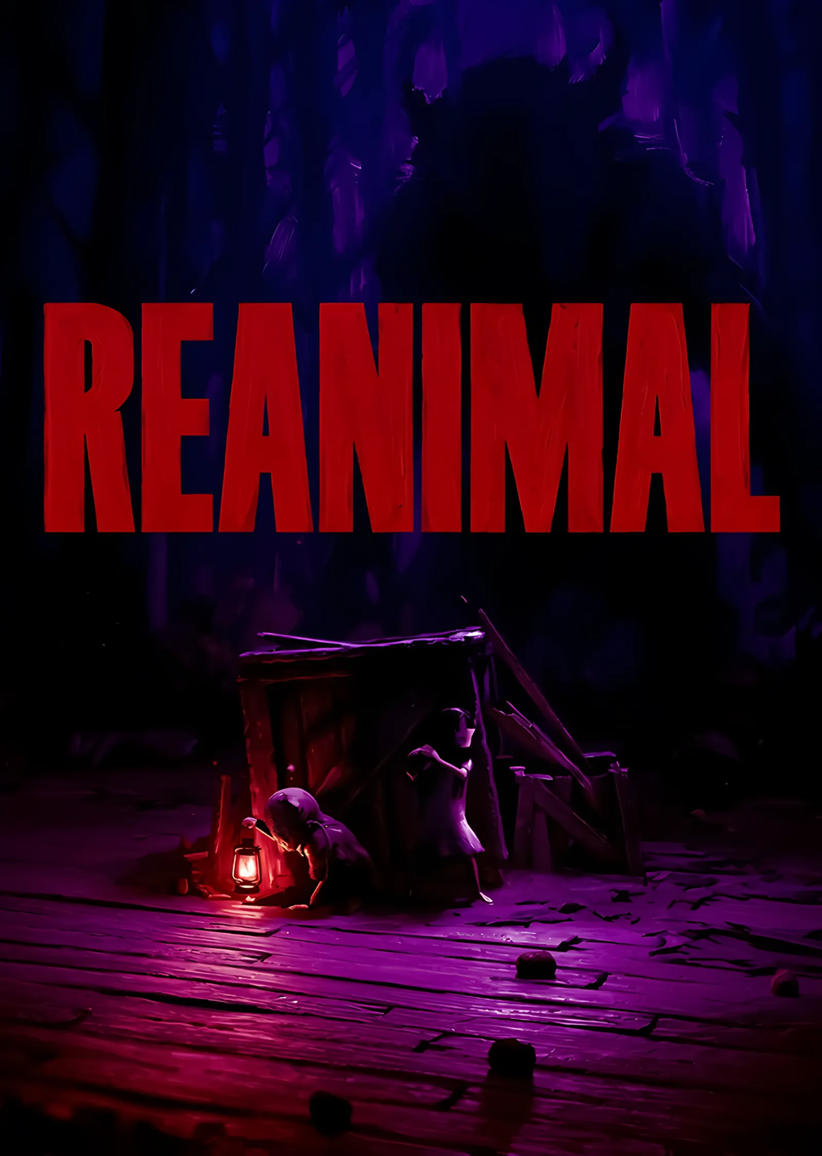 Reanimal: Mor Karanlıkta Kızıl Işık metal tablo