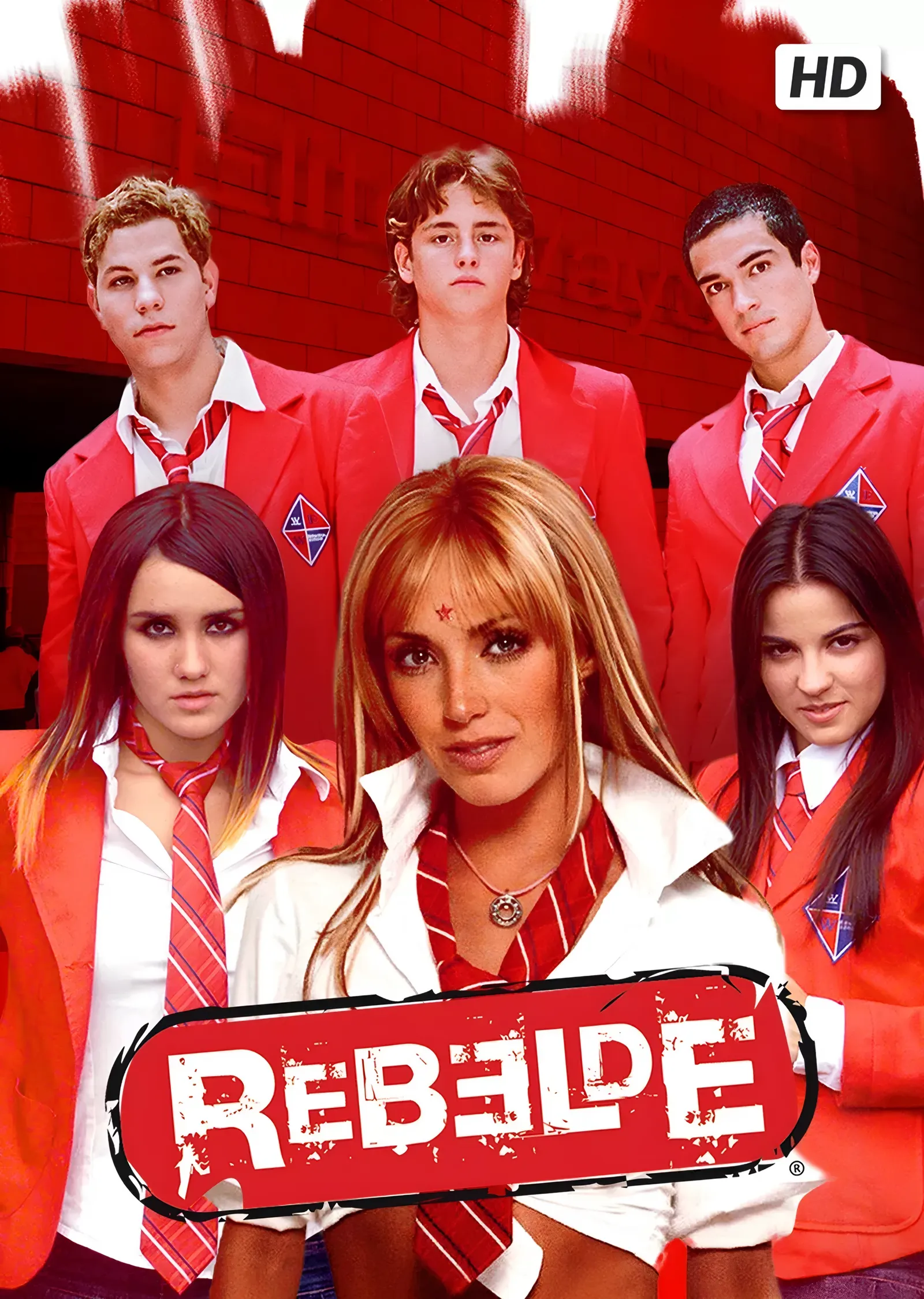 Rebelde - Kırmızı Üniforma Kadrosu metal tablo