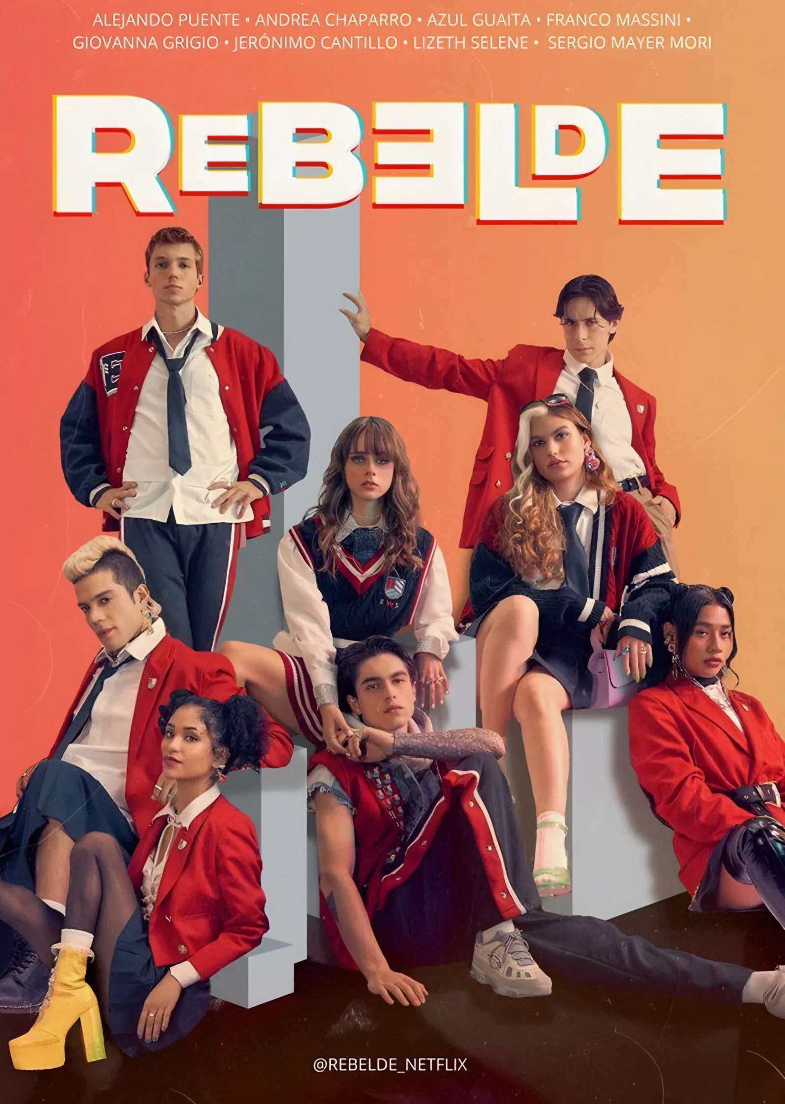 Rebelde - Okul Kadrosu metal tablo