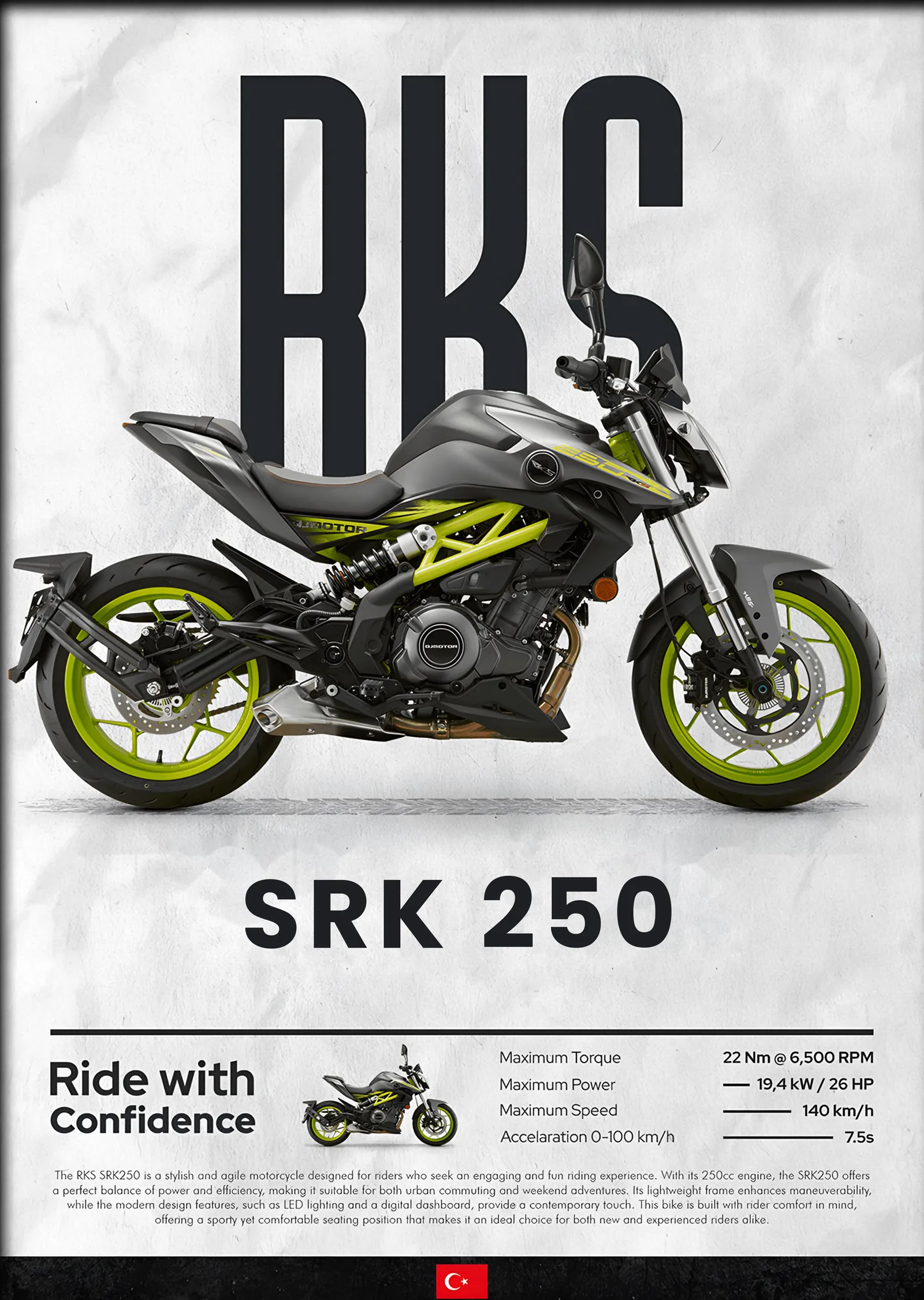 RKS SRK 250 metal tablo