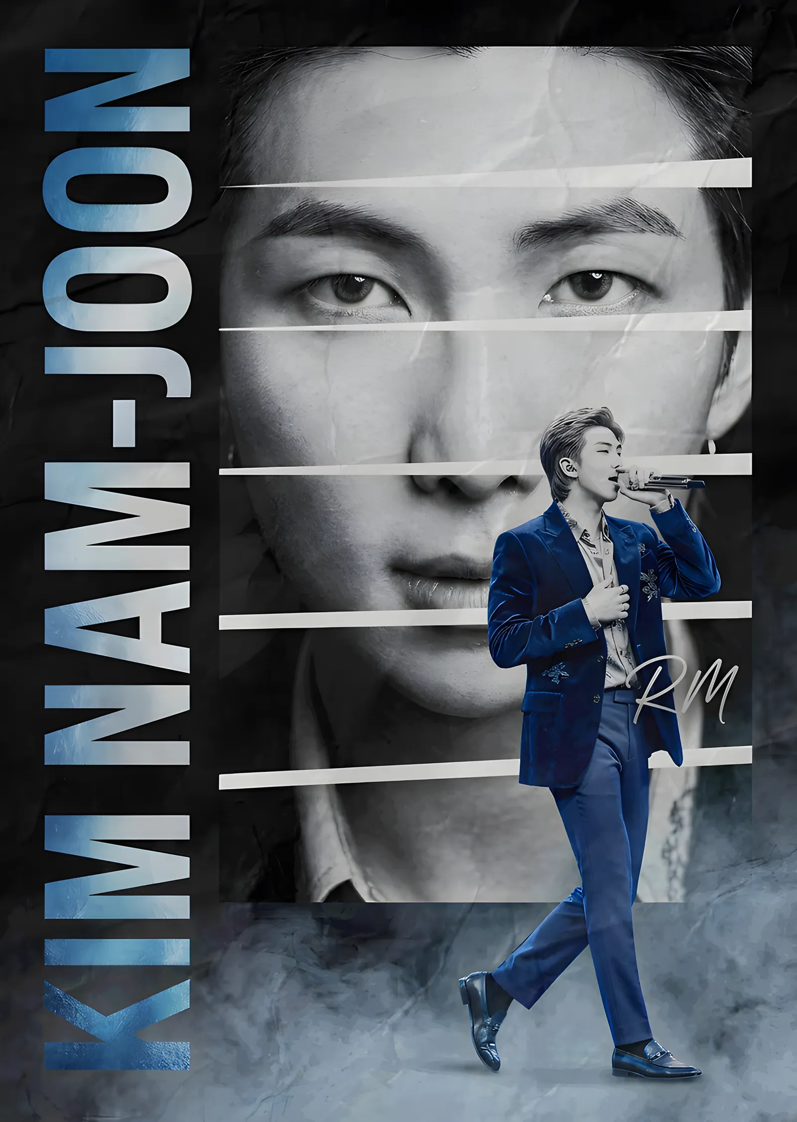 RM - Kim Nam-joon metal tablo