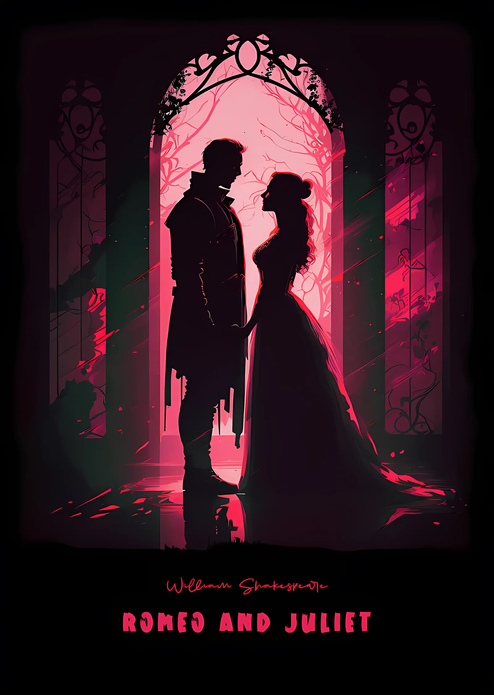Romeo and Juliet metal tablo
