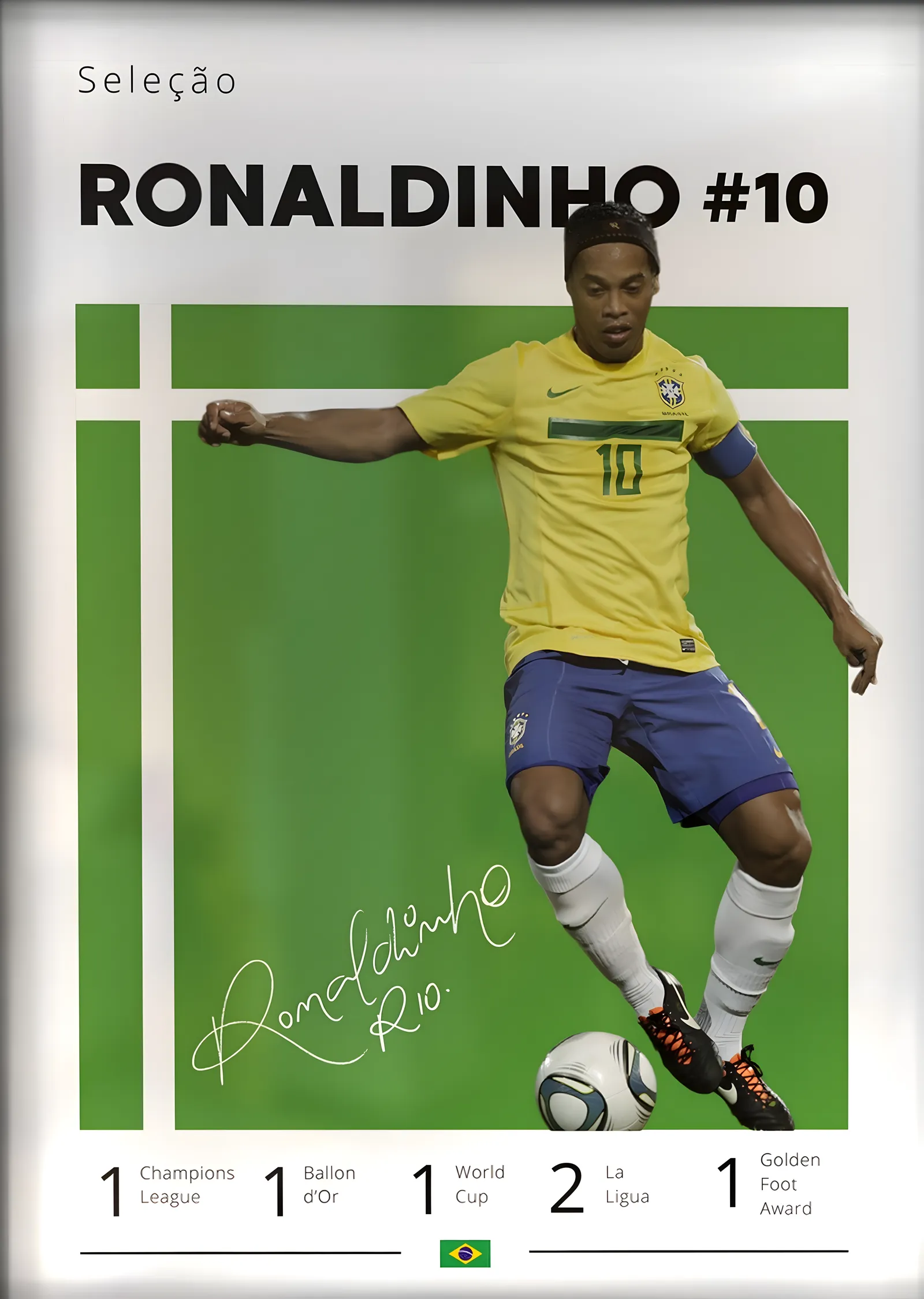 Ronaldinho: Brezilya metal tablo