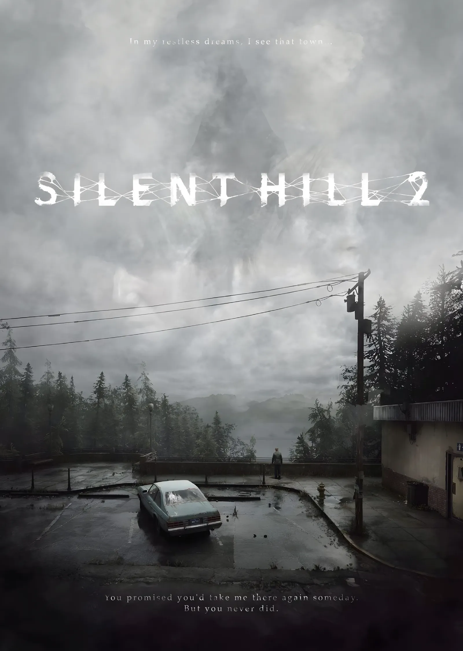 Silent Hill 2 - Sisli Kasaba metal tablo
