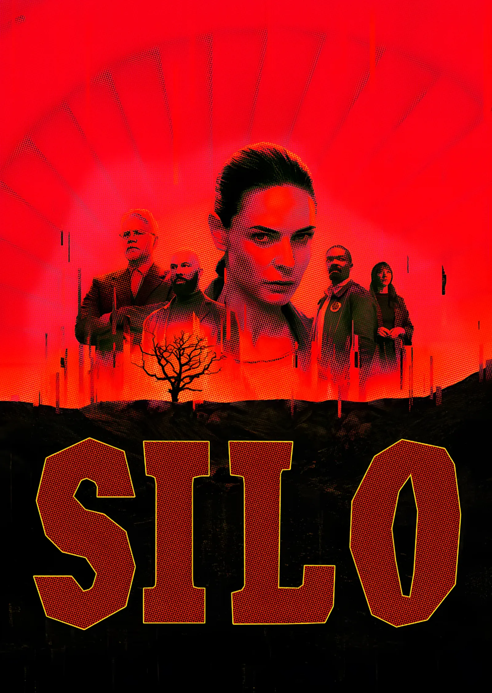 Silo - Kızıl Afiş metal tablo